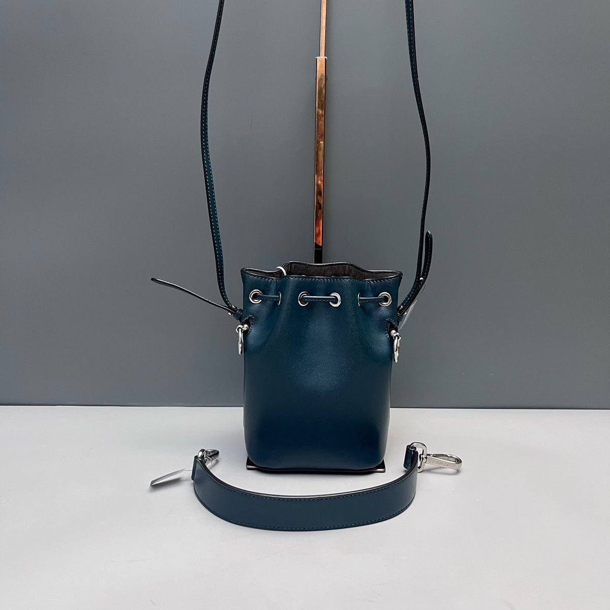 Fendi - Mon Tresor Mini - Leather - Blue - (mini)