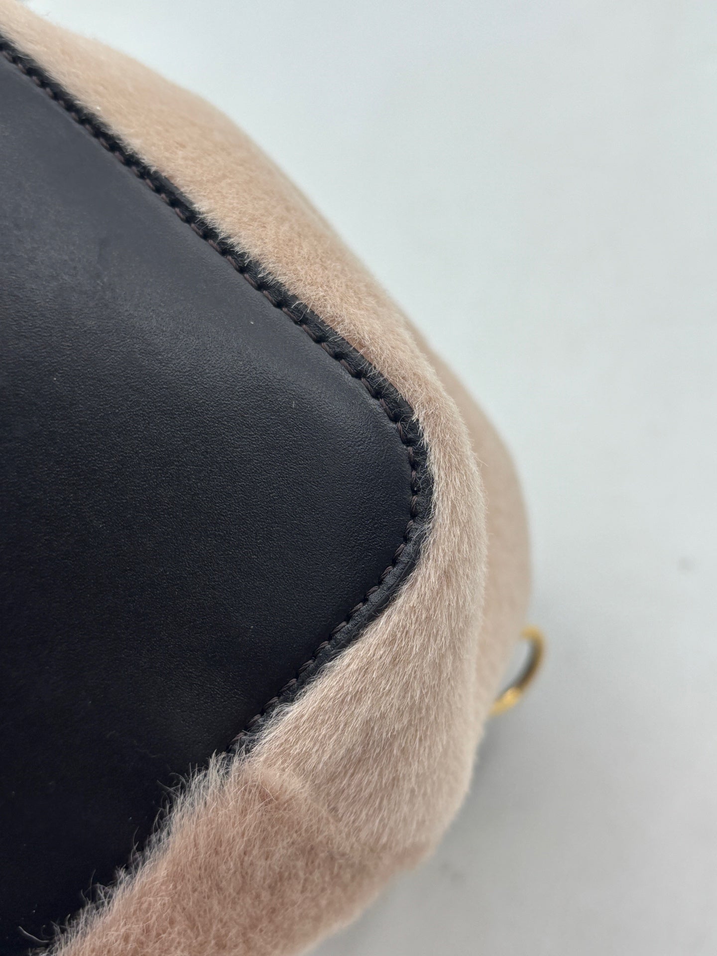 Fendi - Mon Tresor - Pony-style calfskin and Leather - Beige - (mini)