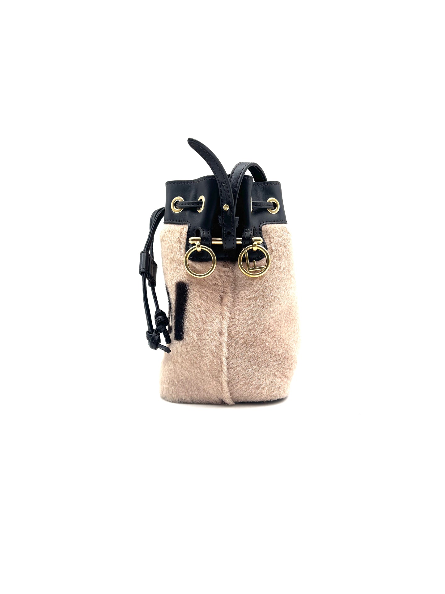 Fendi - Mon Tresor - Pony-style calfskin and Leather - Beige - (mini)