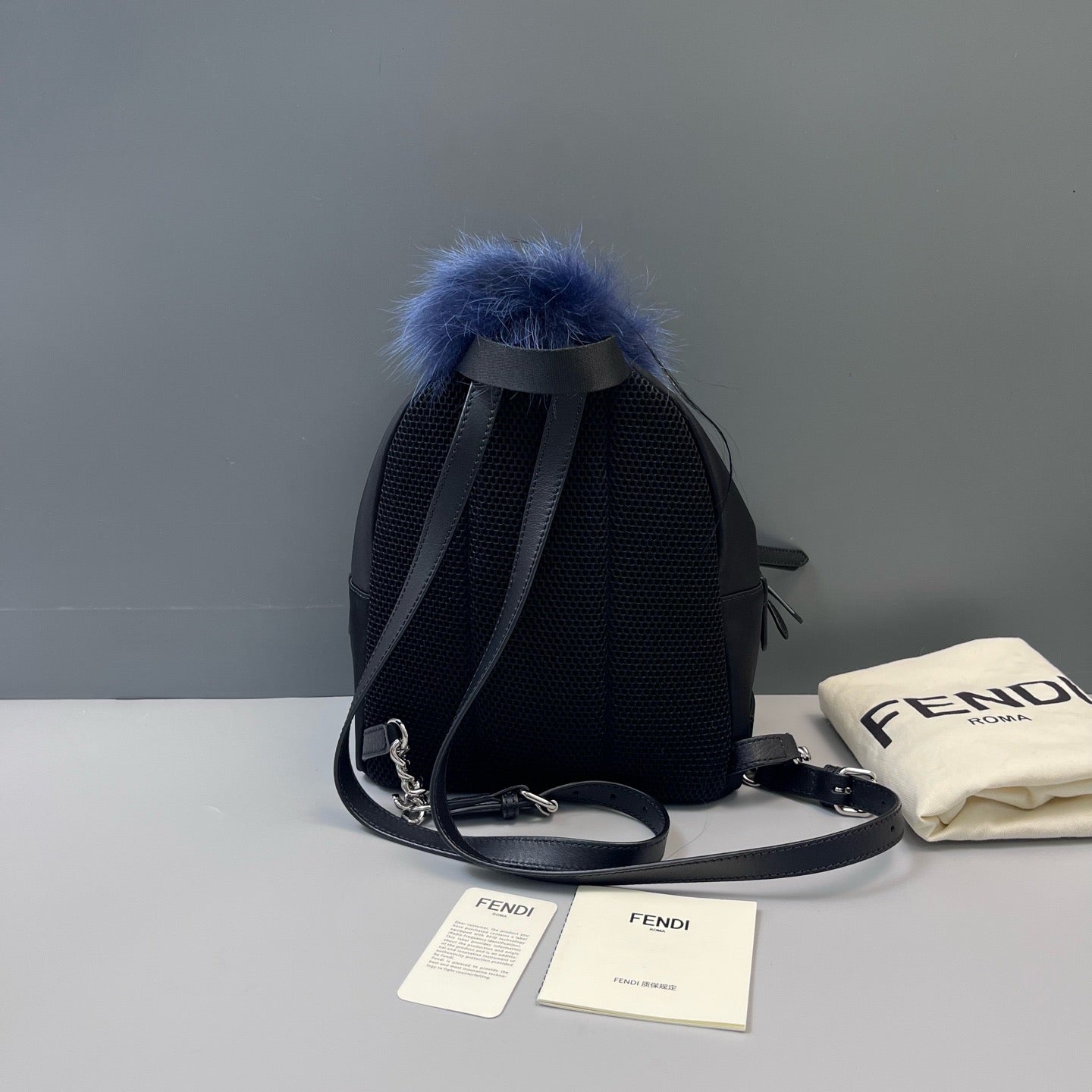 Fendi - Monster Backpack - Nylon - Black - (Small)