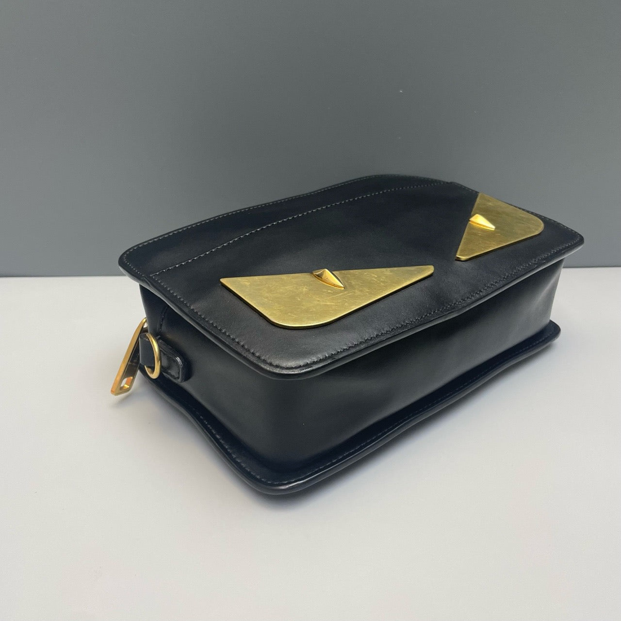 Fendi - Monster Camera Bag - Leather - Black - (Small)