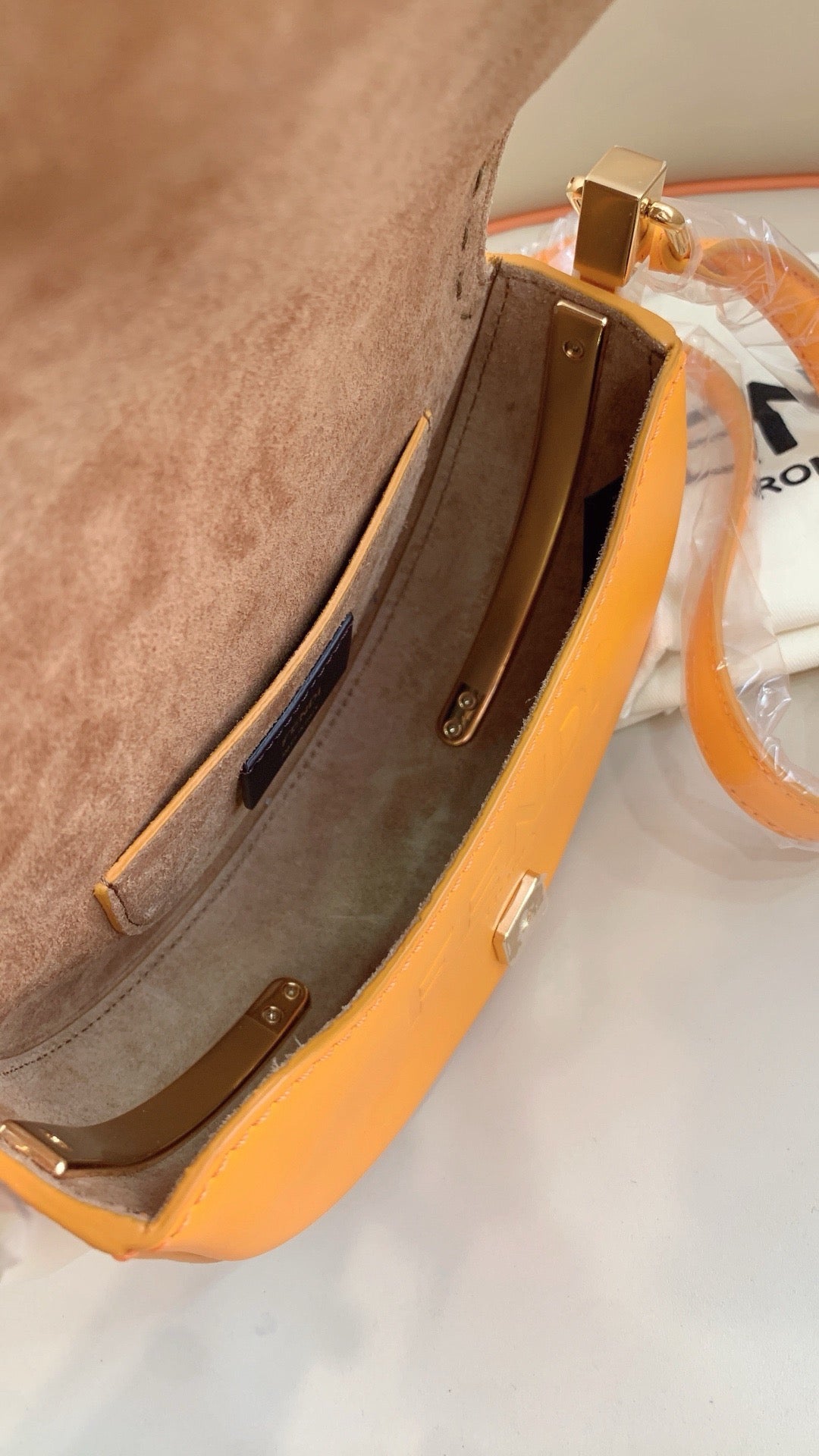 Fendi - Moonlight - Leather - Orange - (small)