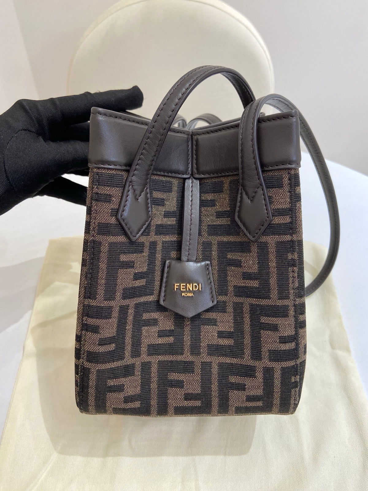 Fendi - Origami - Cloth - Brown - (mini)