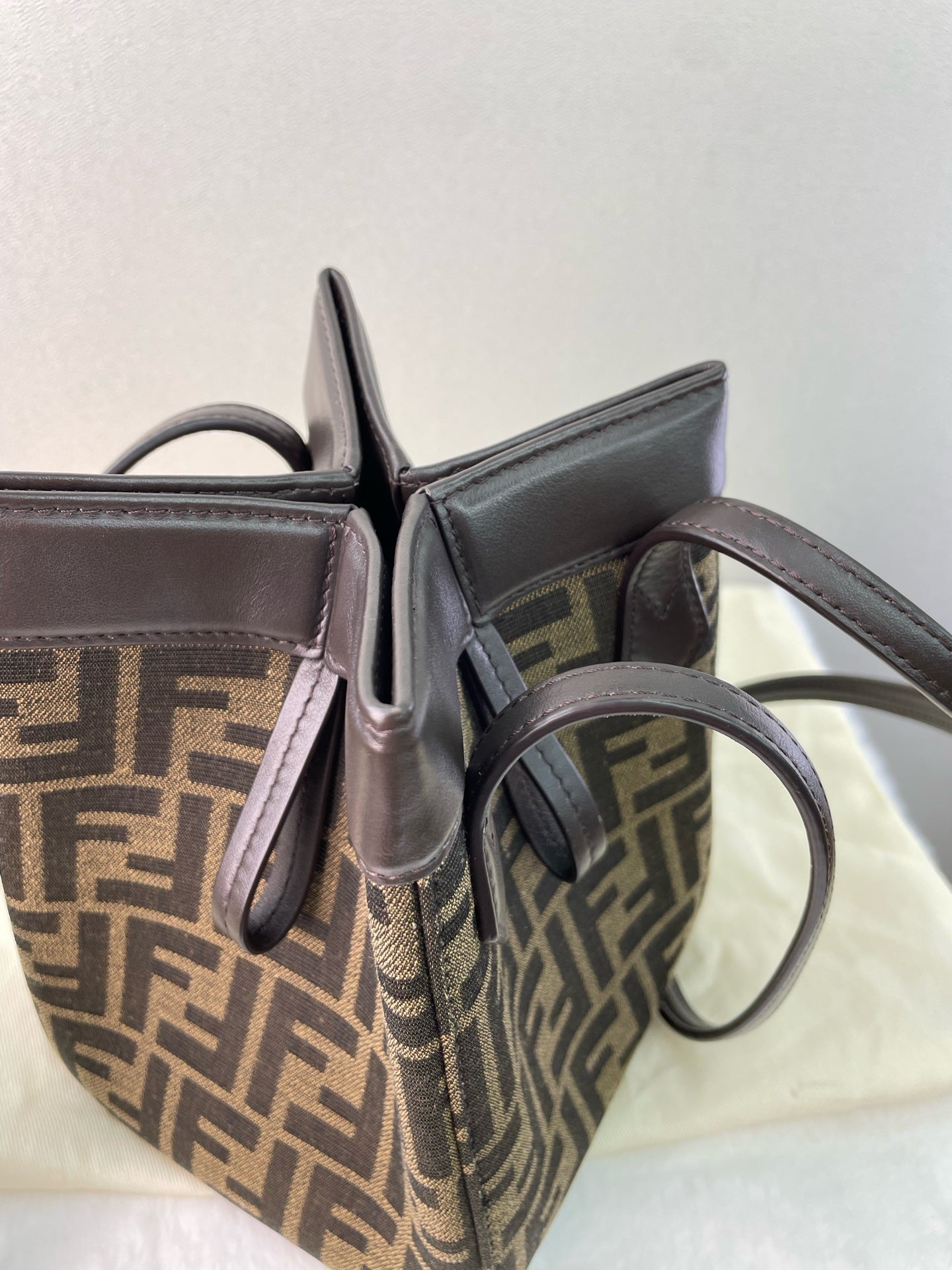 Fendi - Origami - Leather - Brown - (mini)