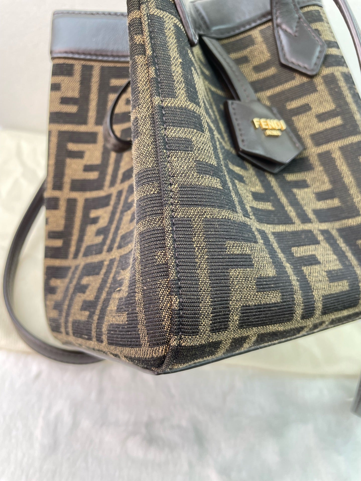 Fendi - Origami - Leather - Brown - (mini)