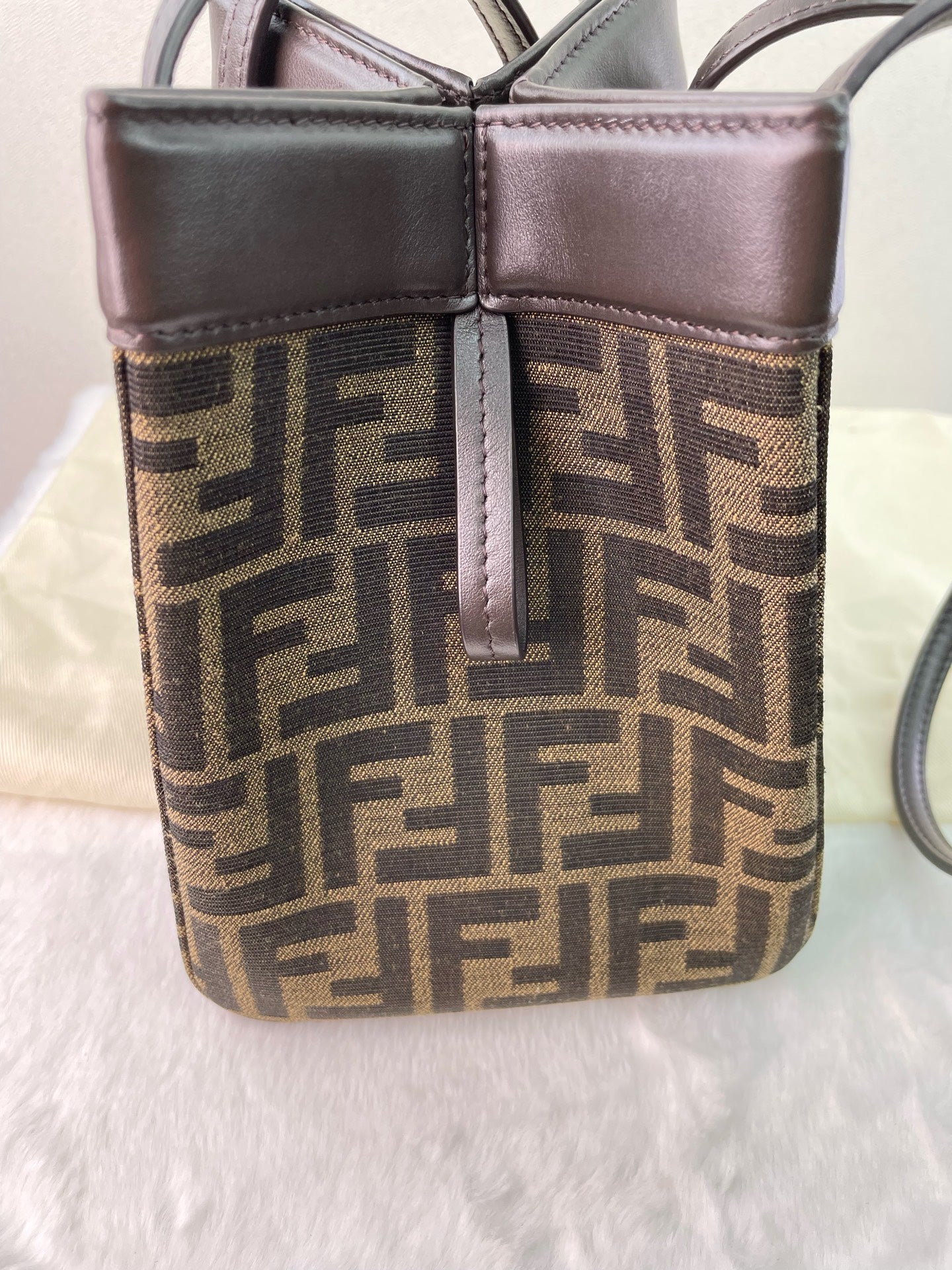 Fendi - Origami - Leather - Brown - (mini)