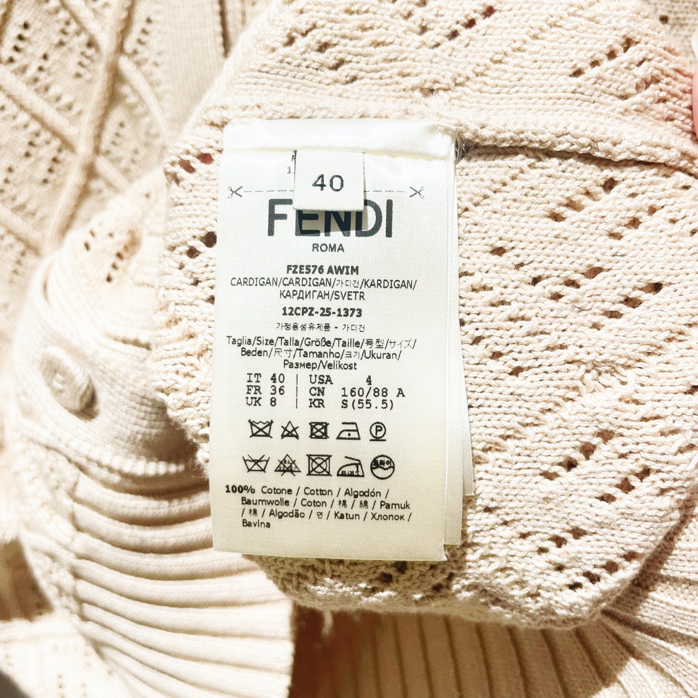 Fendi - Other - Cotton - Beige - (40)