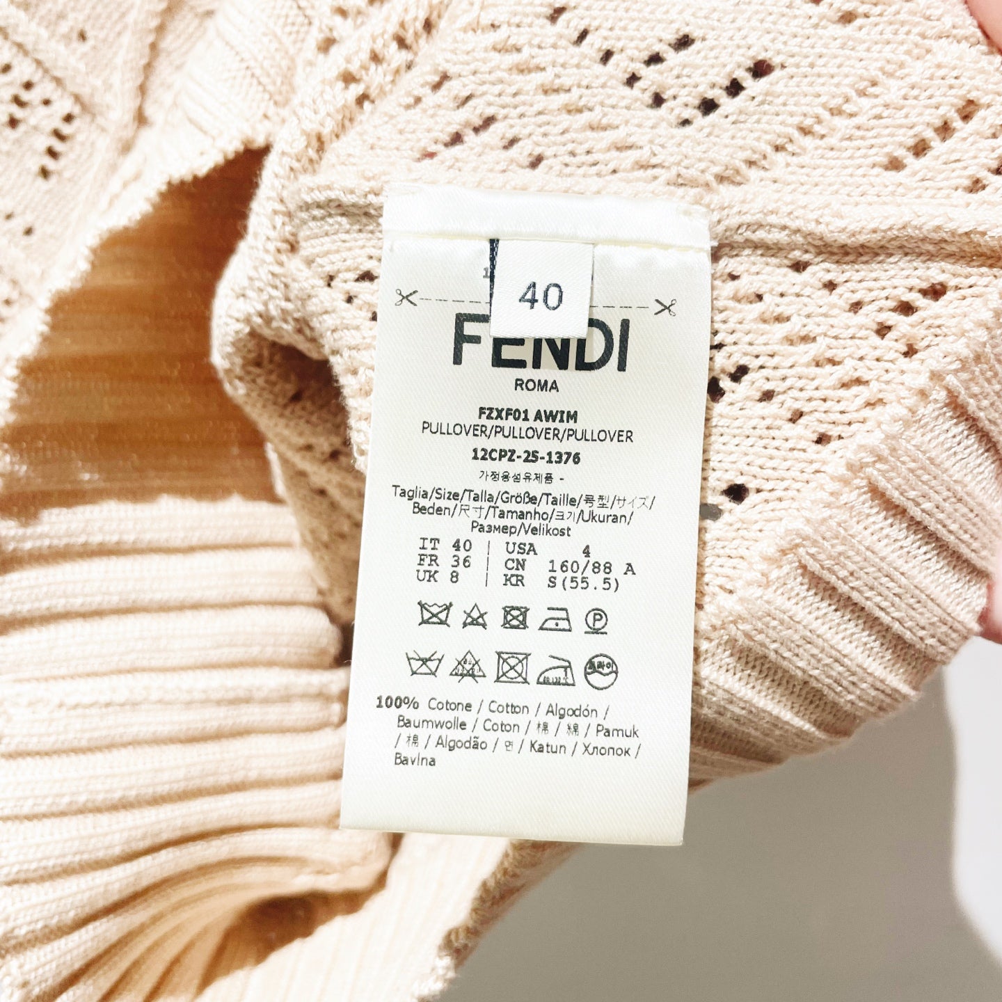 Fendi - Other - Cotton - Beige - (40)