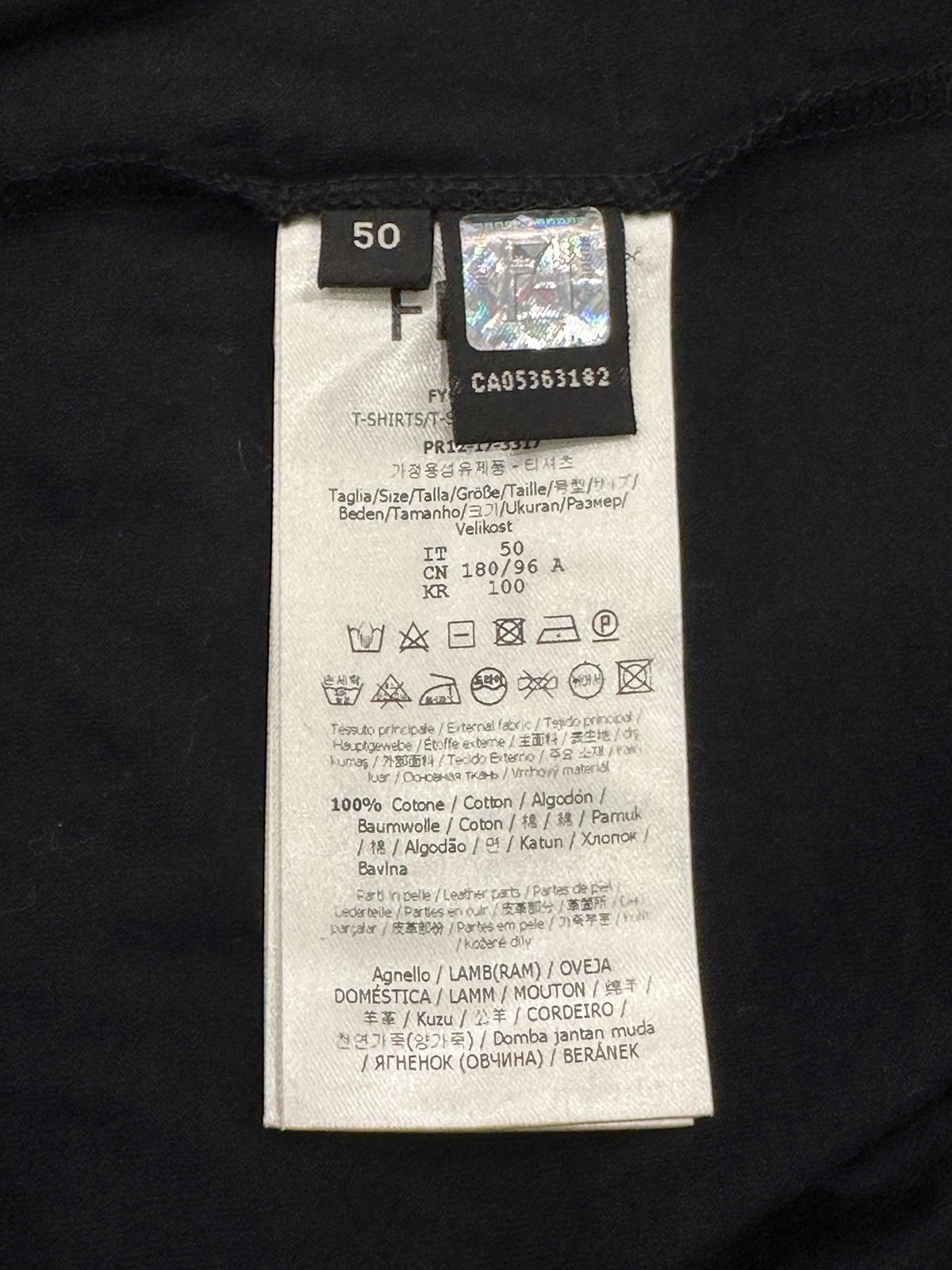 Fendi - Other - Cotton - Black - (50)