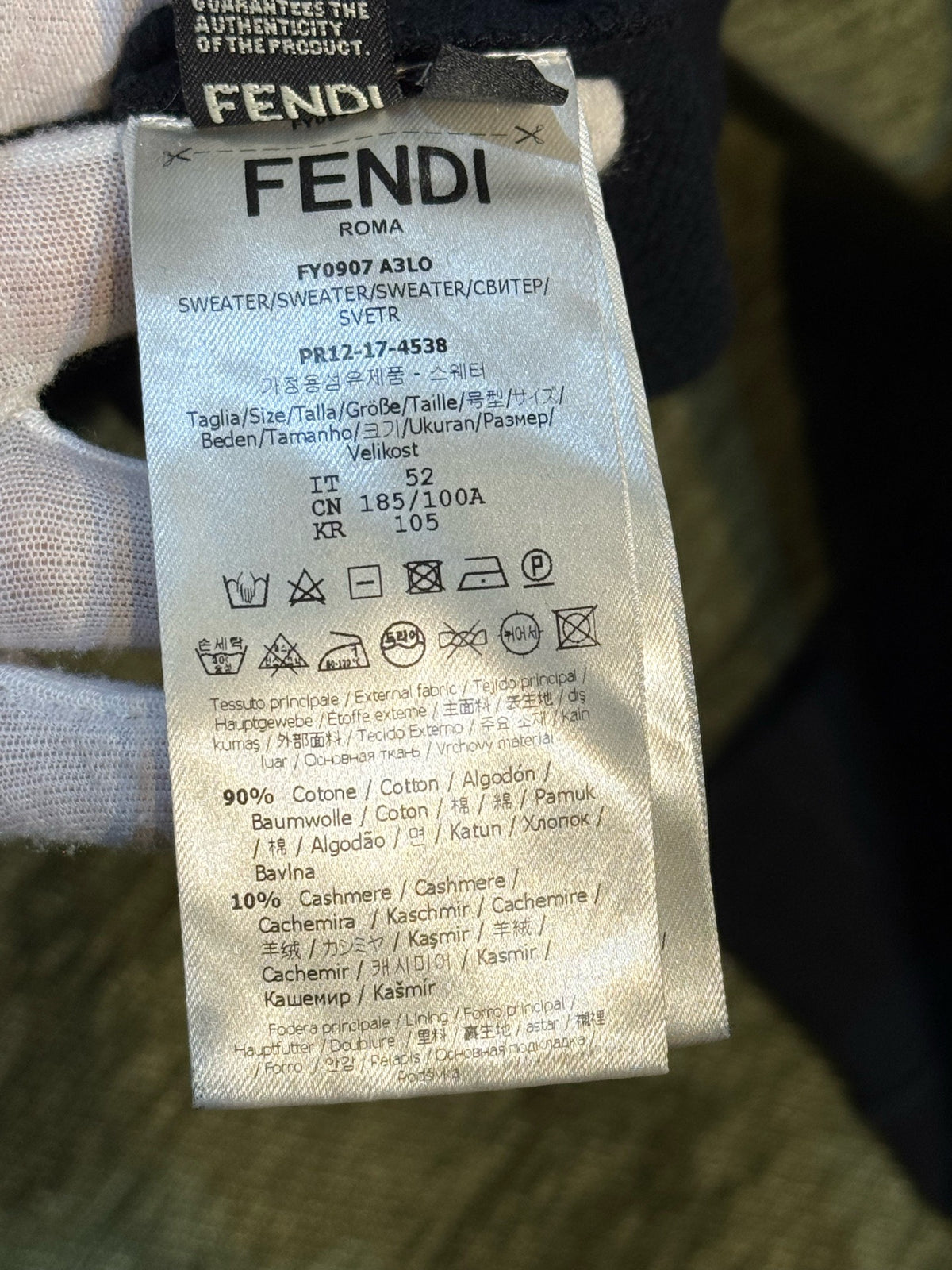 Fendi - Other - Cotton - Black - (52)