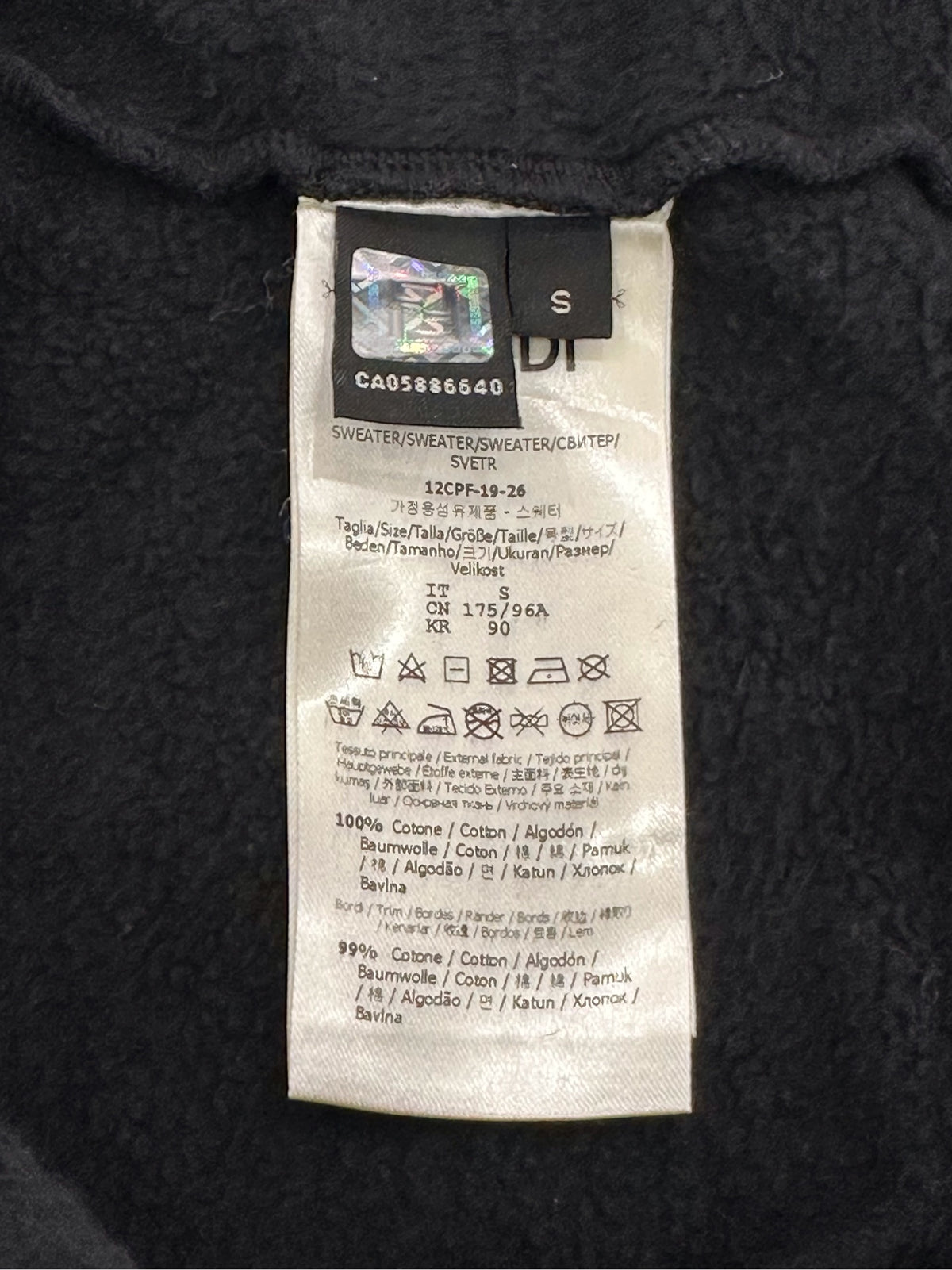 Fendi - Other - Cotton - Black - (S)