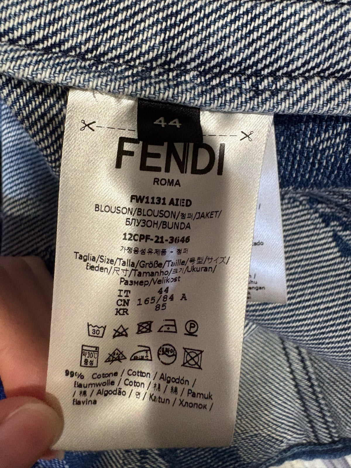 Fendi - Other - Cotton - Blue - (44)