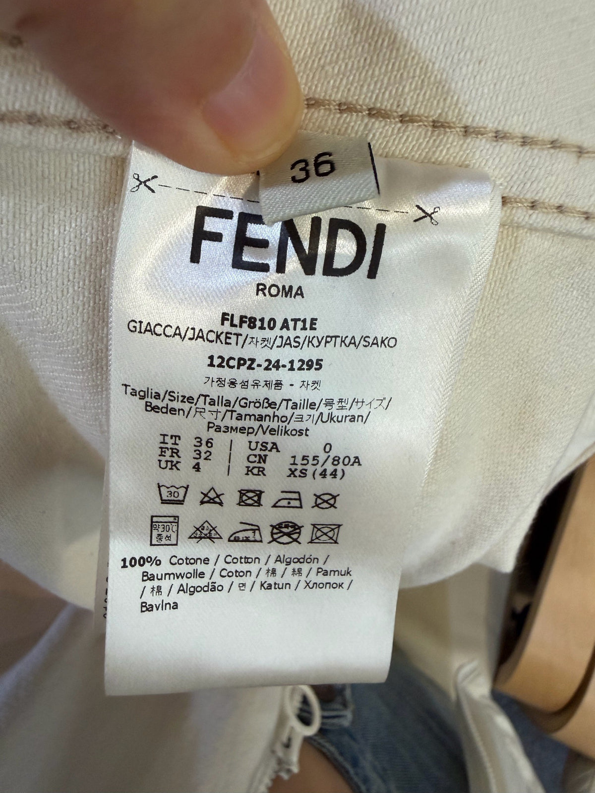 Fendi - Other - Denim - Jeans - Beige - (32)