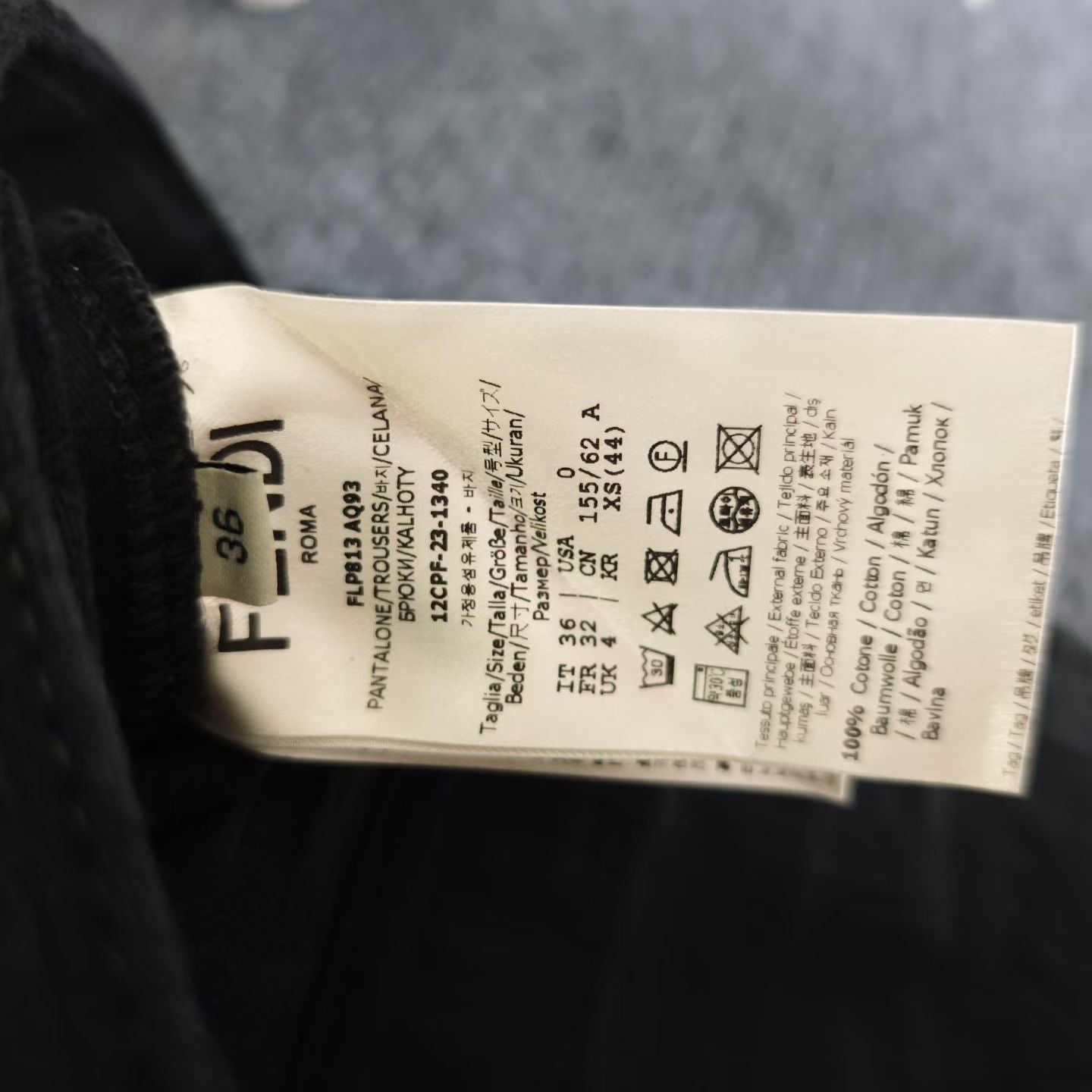 Fendi - Other - Denim - Jeans - Black - (36)