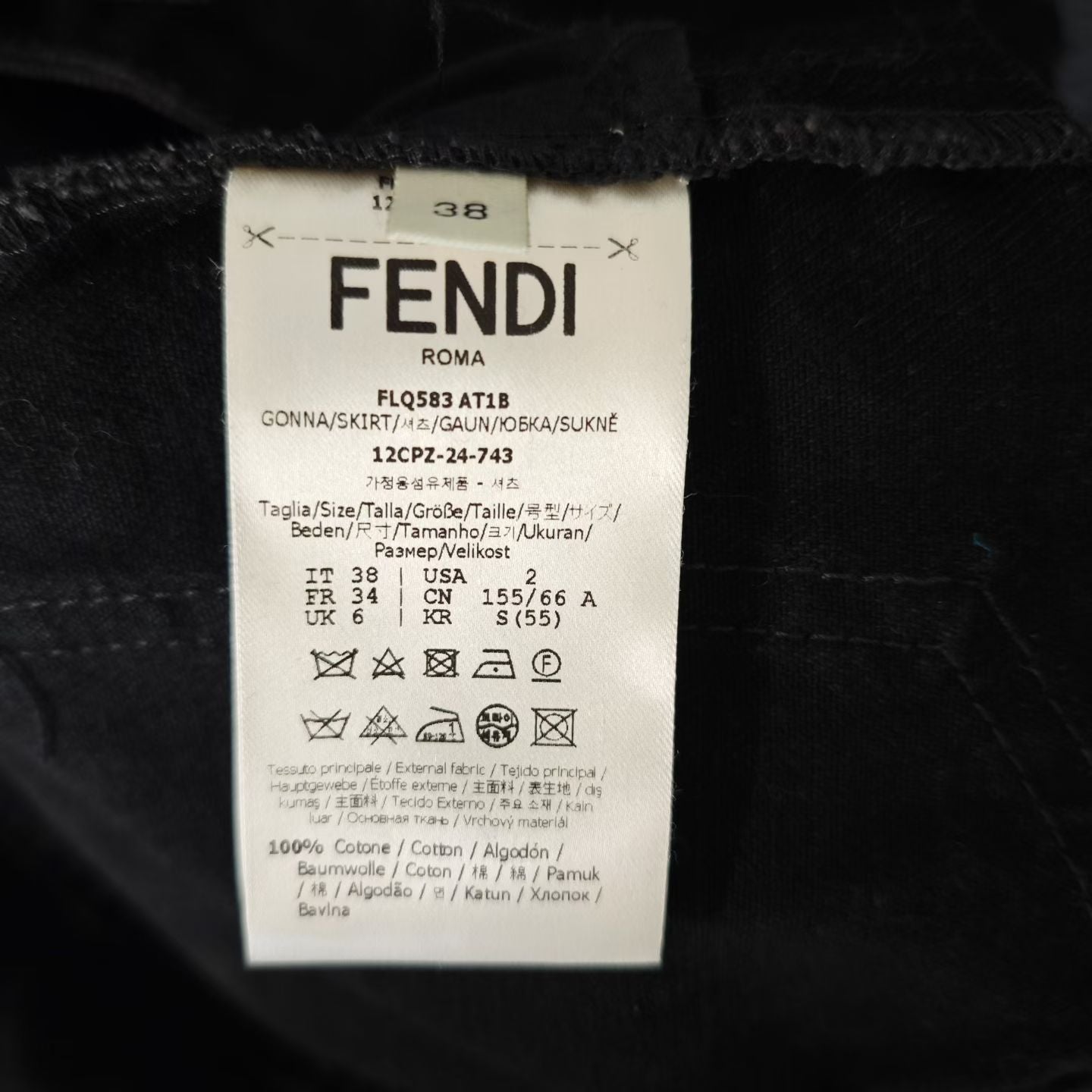 Fendi - Other - Denim - Jeans - Black - (38)