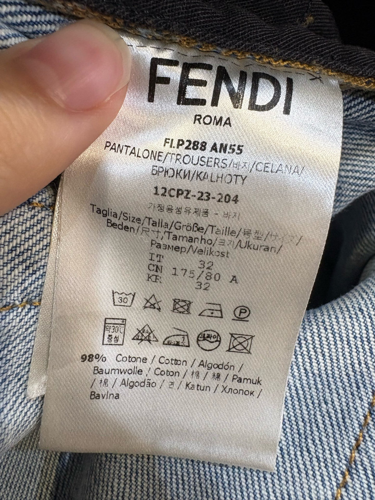 Fendi - Other - Denim - Jeans - Blue - (34)