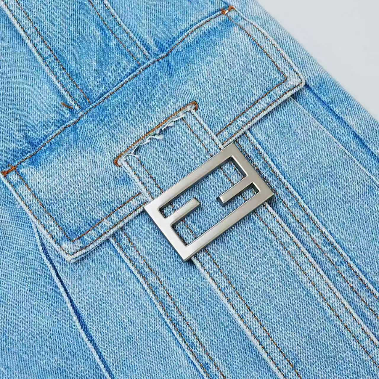 Fendi - Other - Denim - Jeans - Blue - (38)