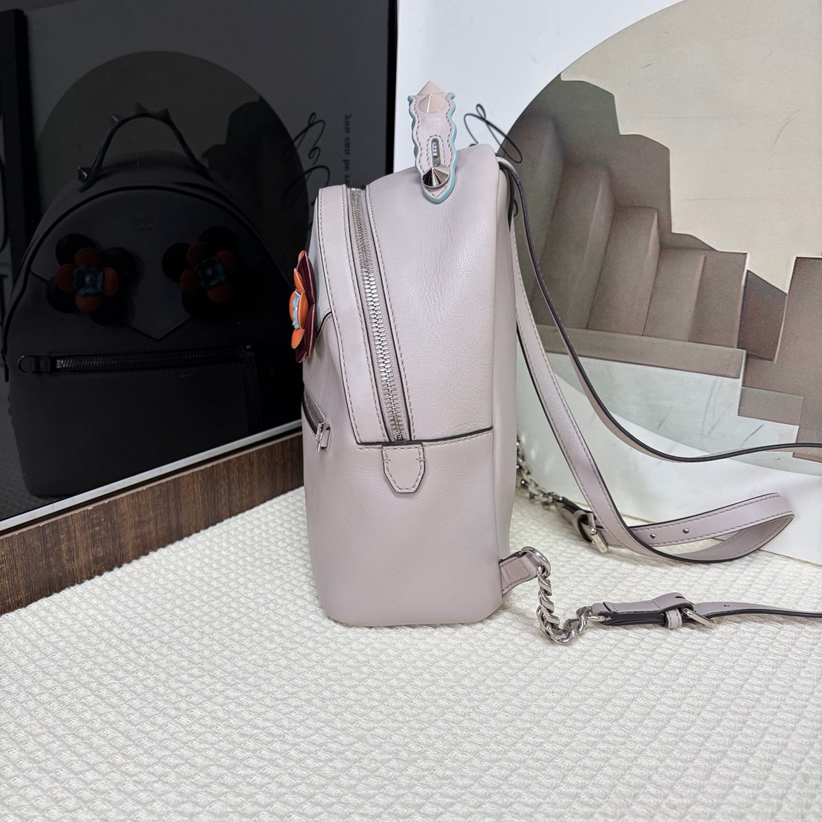 Fendi - Other - Leather - Grey - (mini)