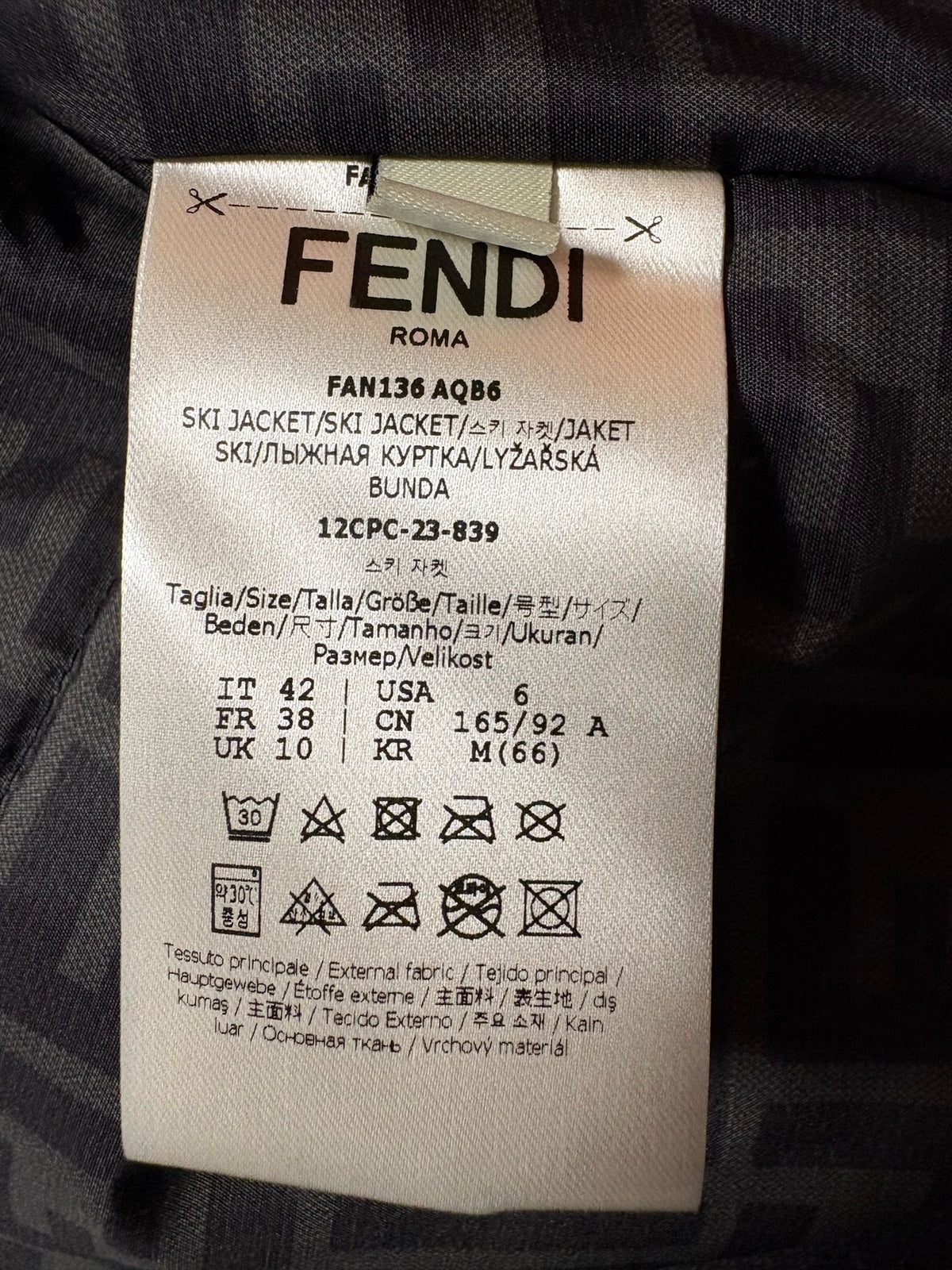 Fendi - Other - Polyamide - Grey - (M)