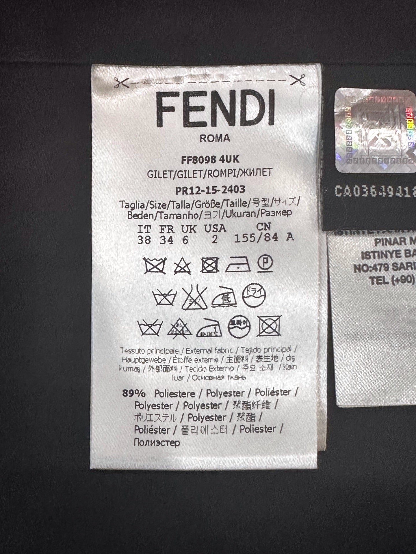 Fendi - Other - Polyester - Blue - (38)