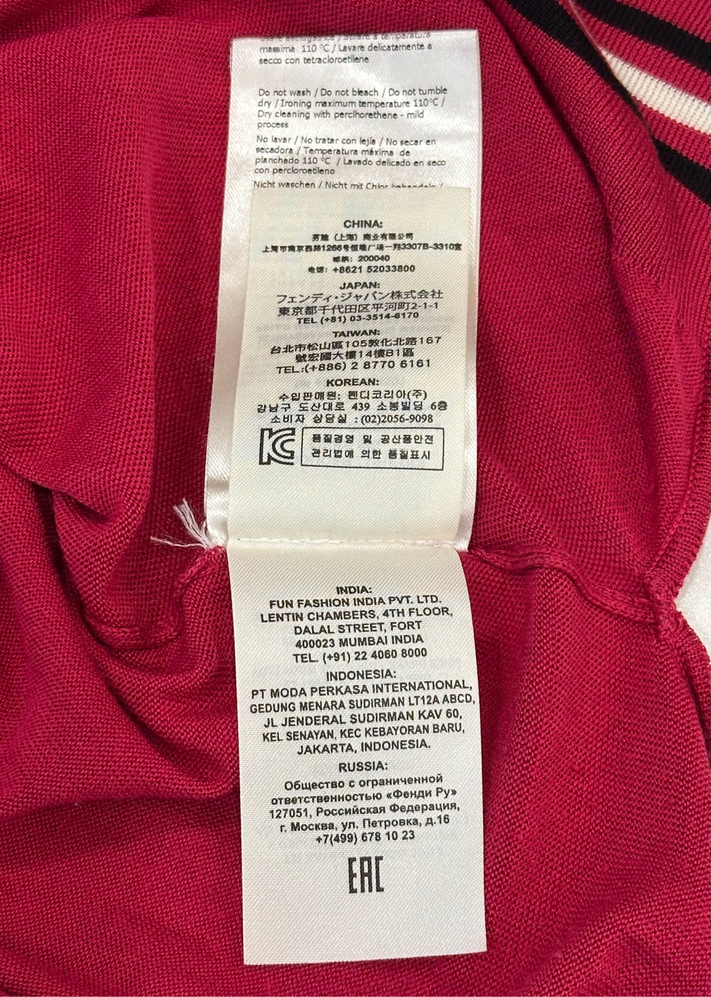 Fendi - Other - Silk - Red - (38)