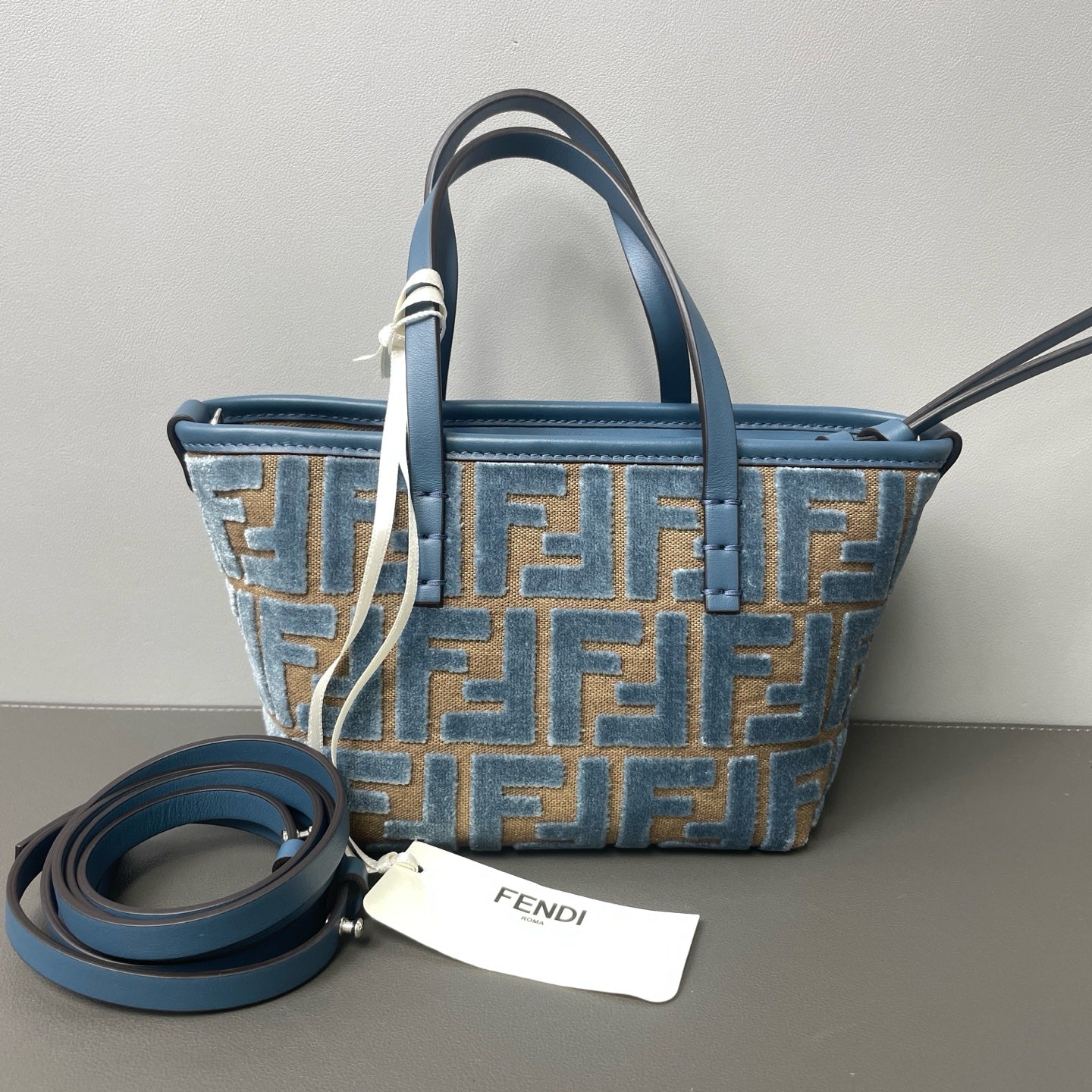 Fendi - Other - Velvet - Blue - (mini)
