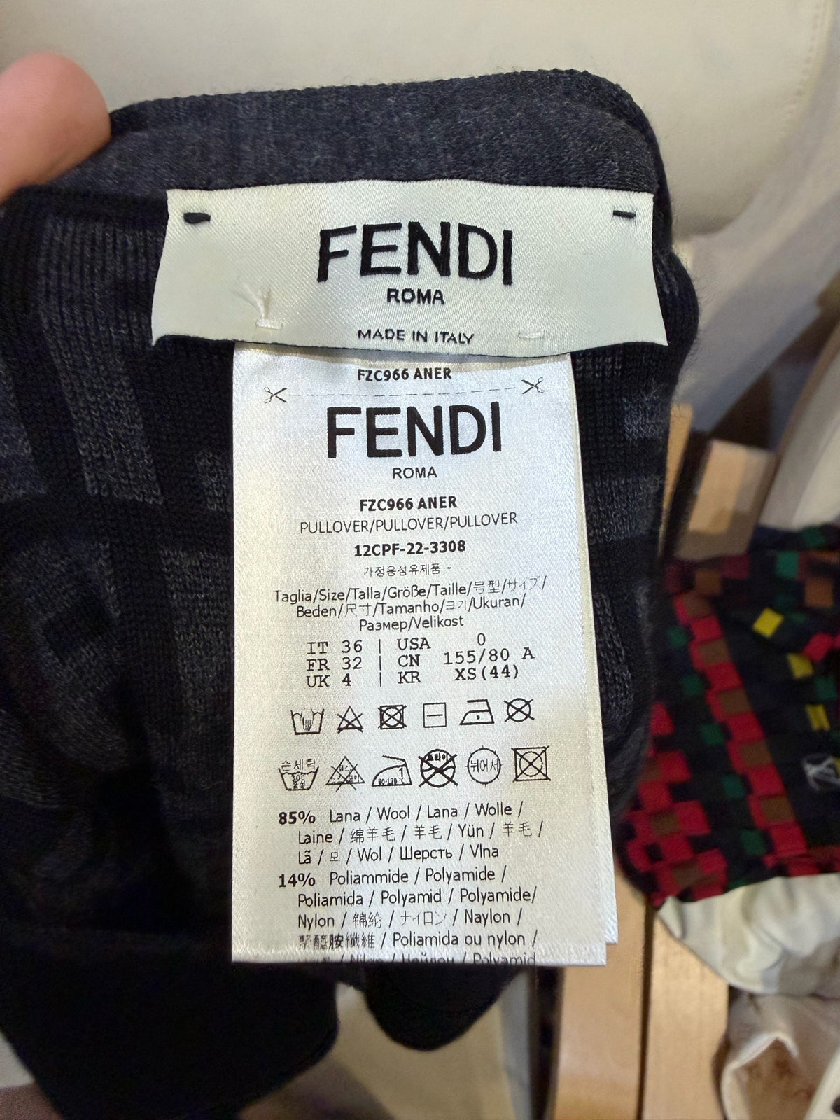 Fendi - Other - Wool - Black - (32)