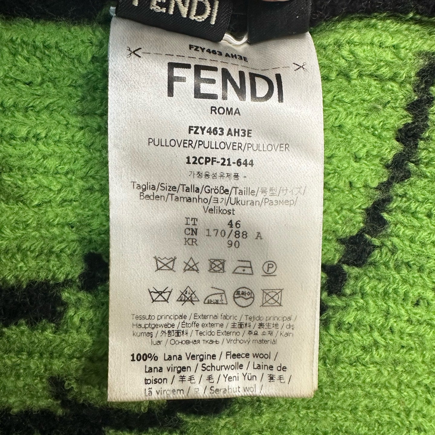 Fendi - Other - Wool - Black - (46)