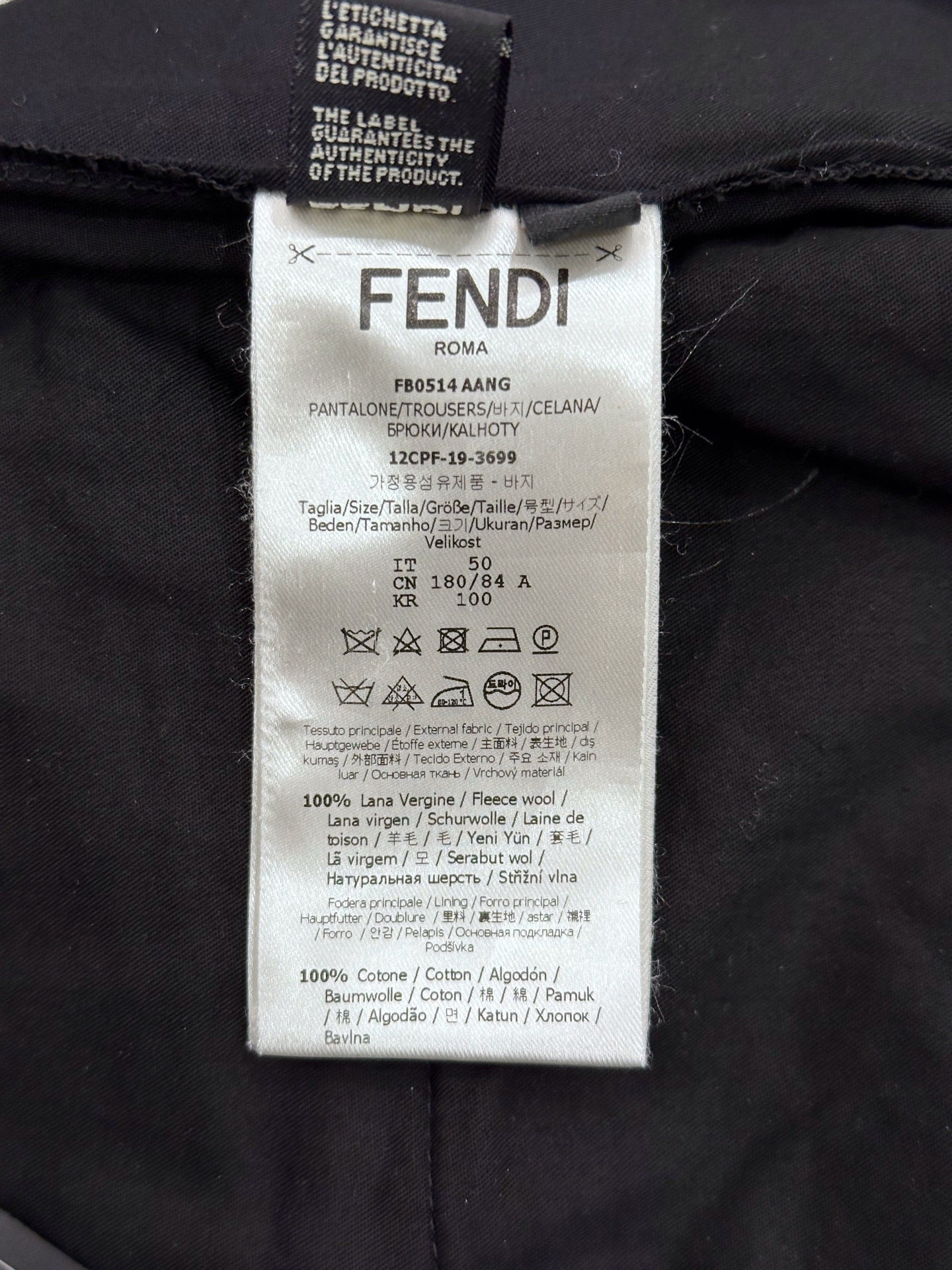 Fendi - Other - Wool - Black - (50)