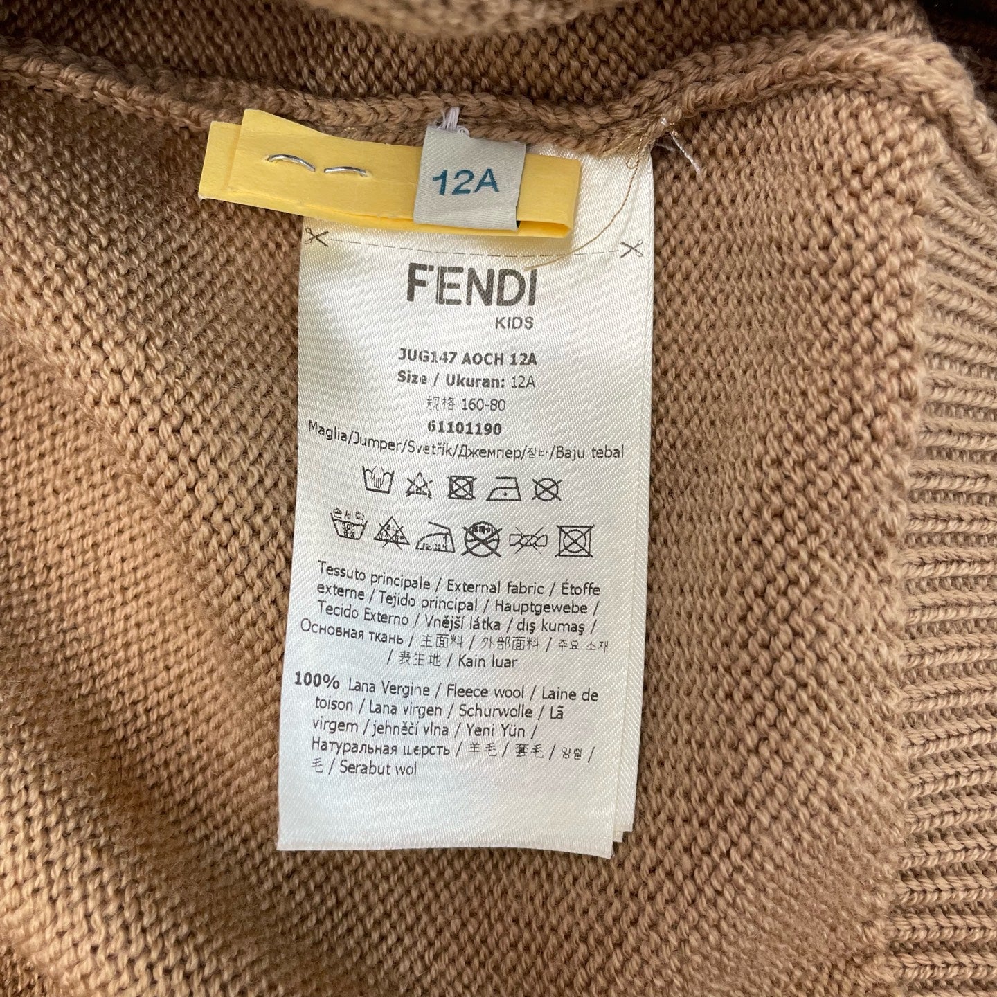Fendi - Other - Wool - Brown - (S)