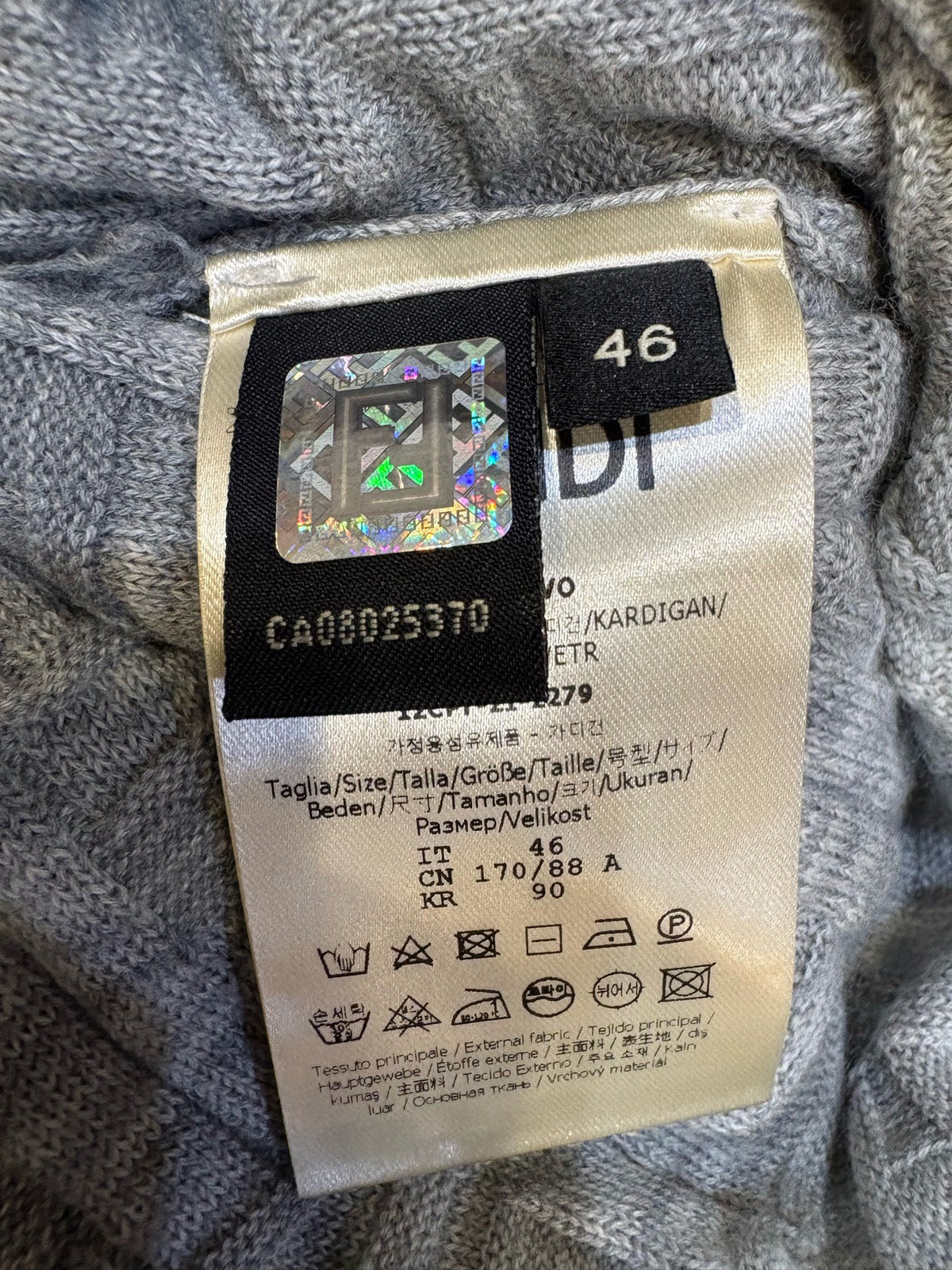 Fendi - Other - Wool - Grey - (46)