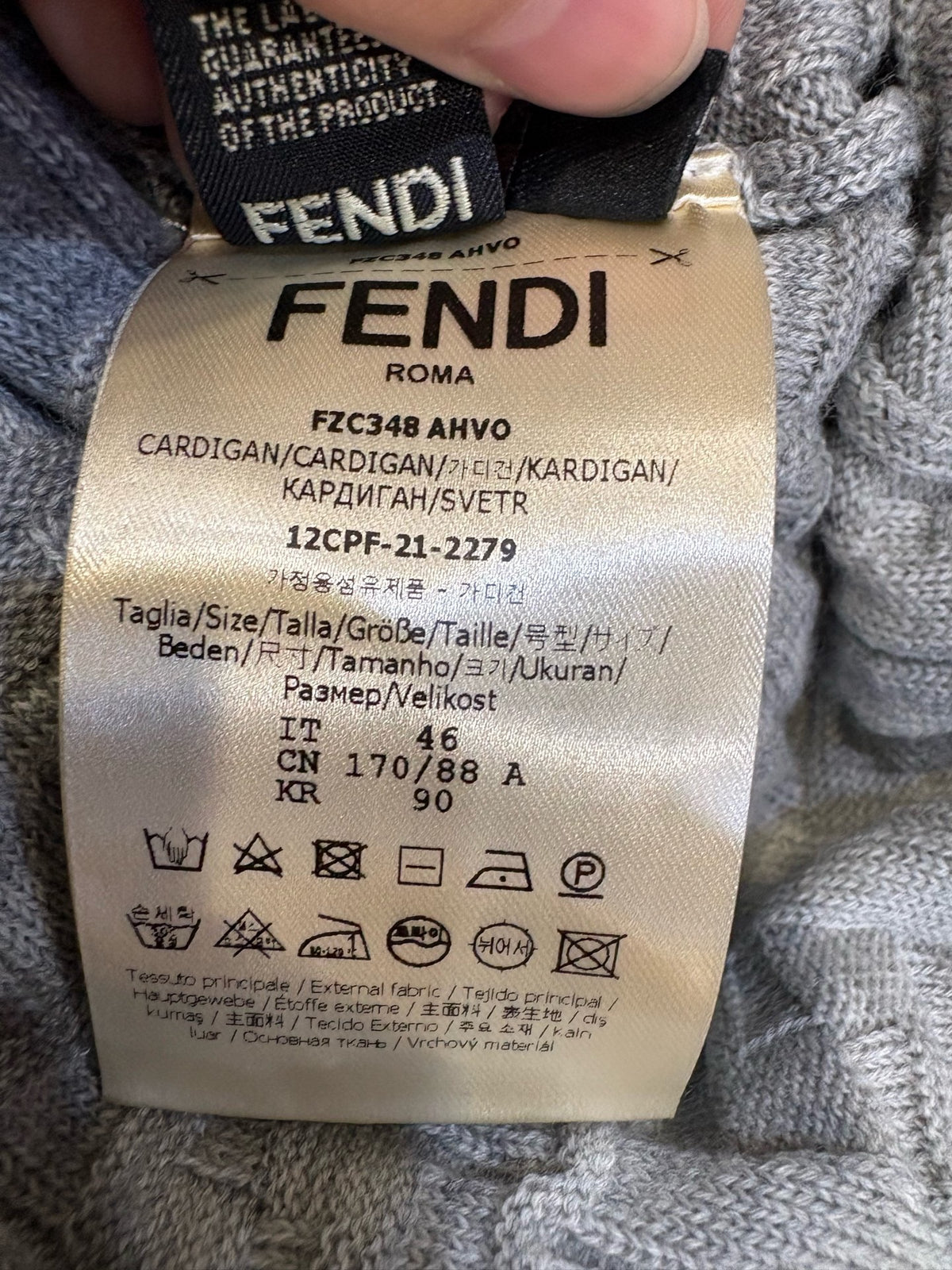Fendi - Other - Wool - Grey - (46)
