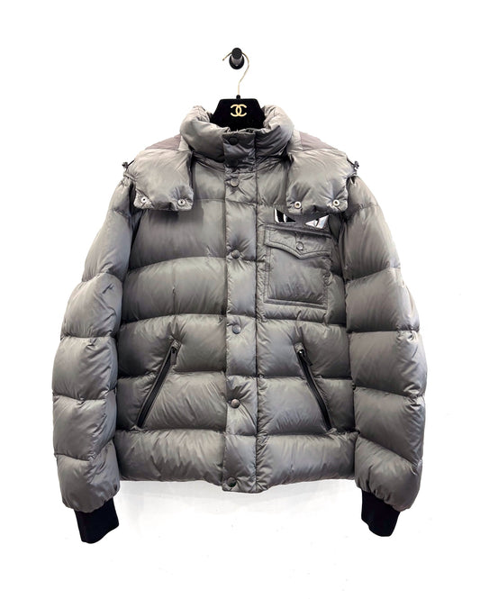 Fendi - Owl Eye Down Jacket - Polyamide with goose down filling - Grey - (48)