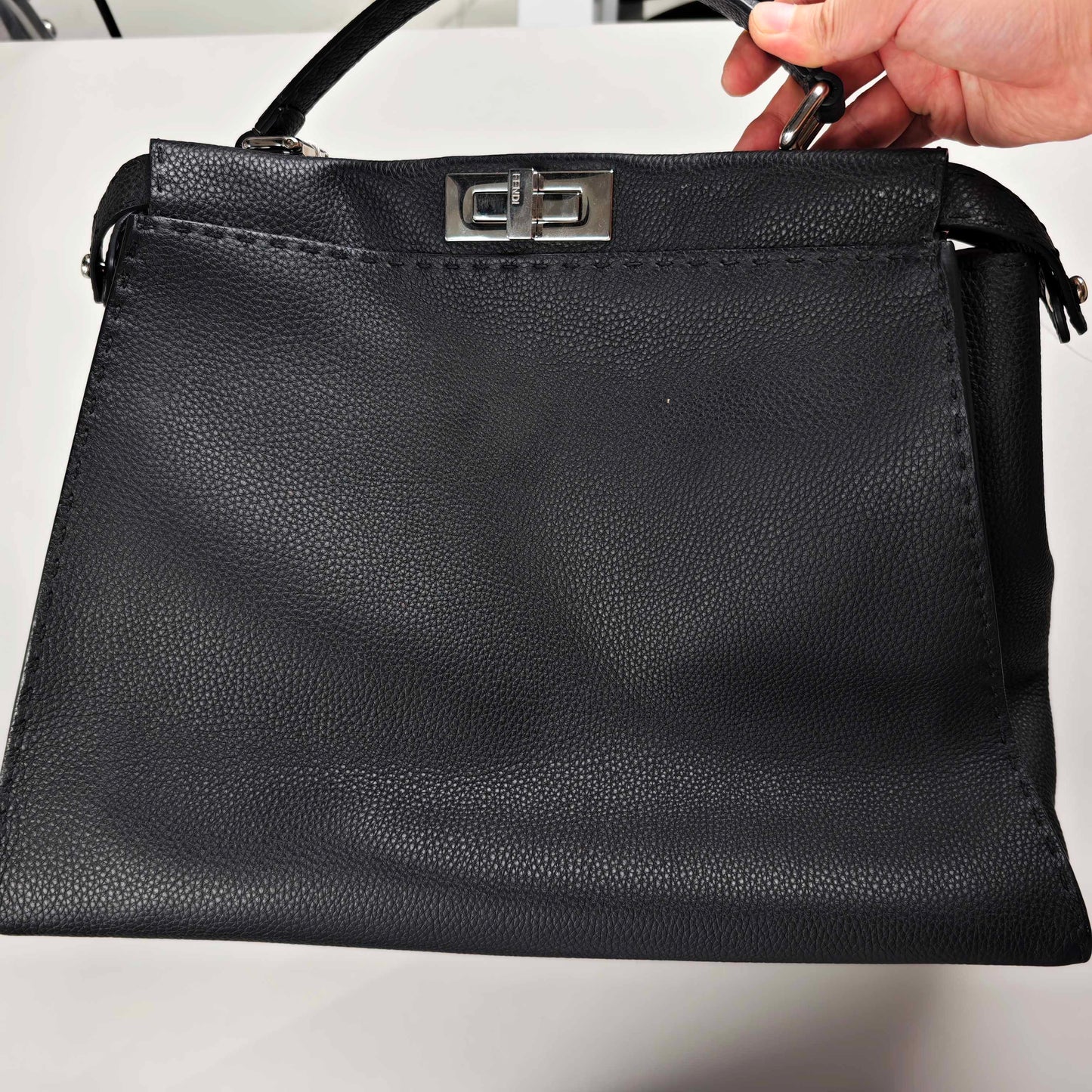 Fendi - Peekaboo - Calfskin - Black - (Other)