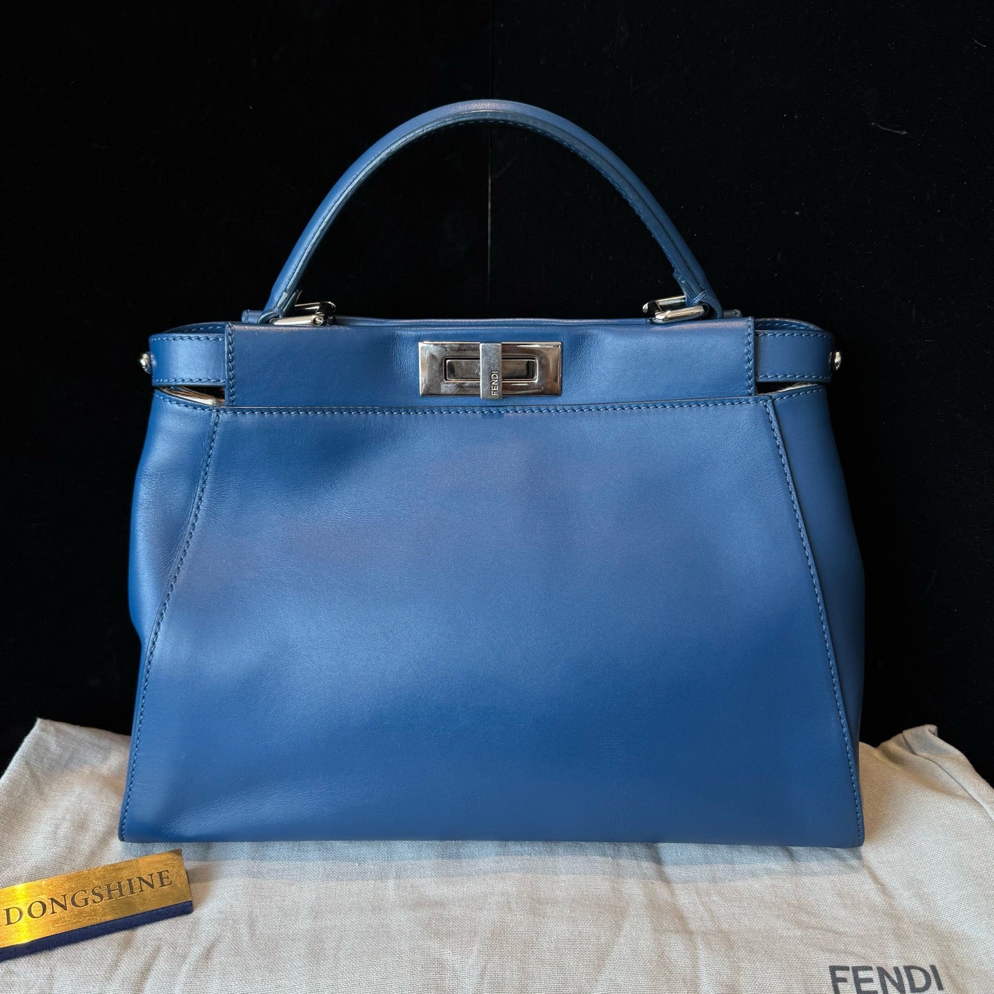 Fendi - Peekaboo - Calfskin - Blue - (medium)