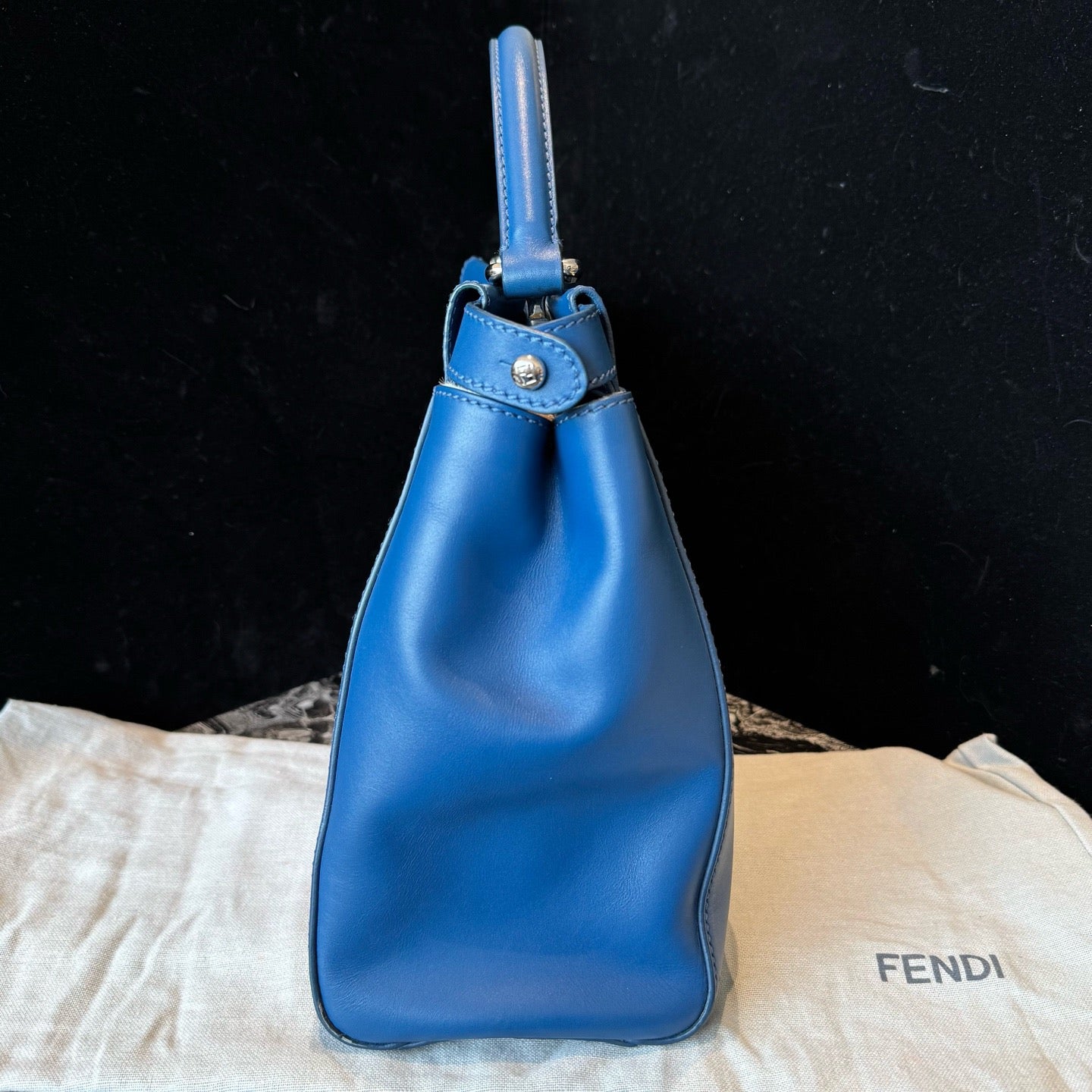 Fendi - Peekaboo - Calfskin - Blue - (medium)
