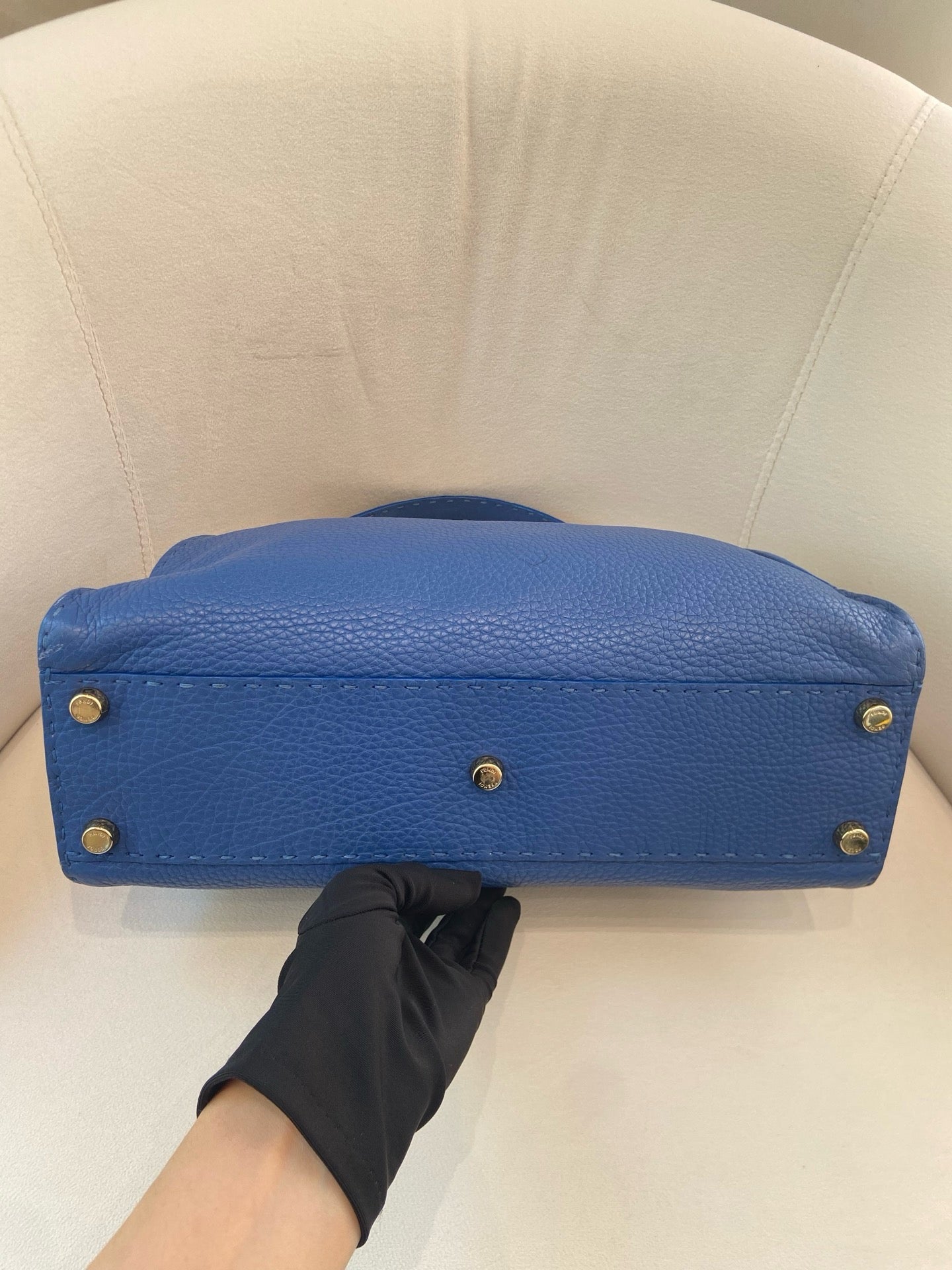 Fendi - Peekaboo - Calfskin - Blue - (medium)