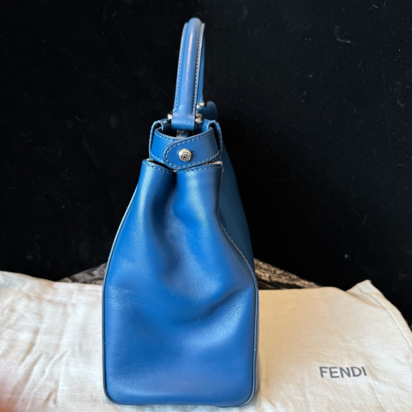 Fendi - Peekaboo - Calfskin - Blue - (medium)