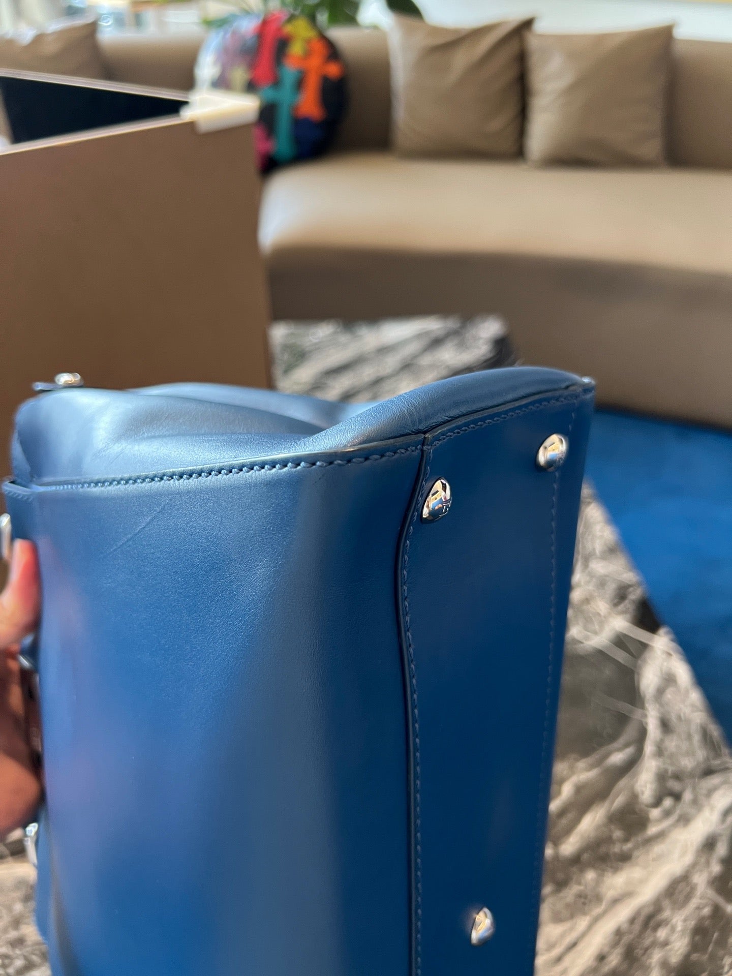 Fendi - Peekaboo - Calfskin - Blue - (medium)