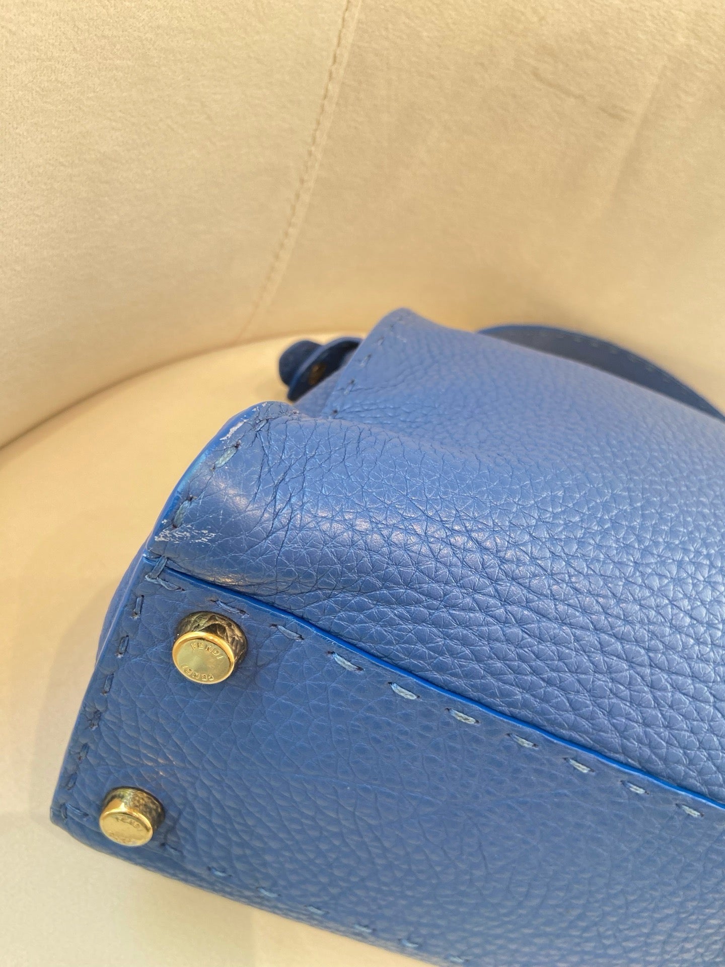 Fendi - Peekaboo - Calfskin - Blue - (medium)