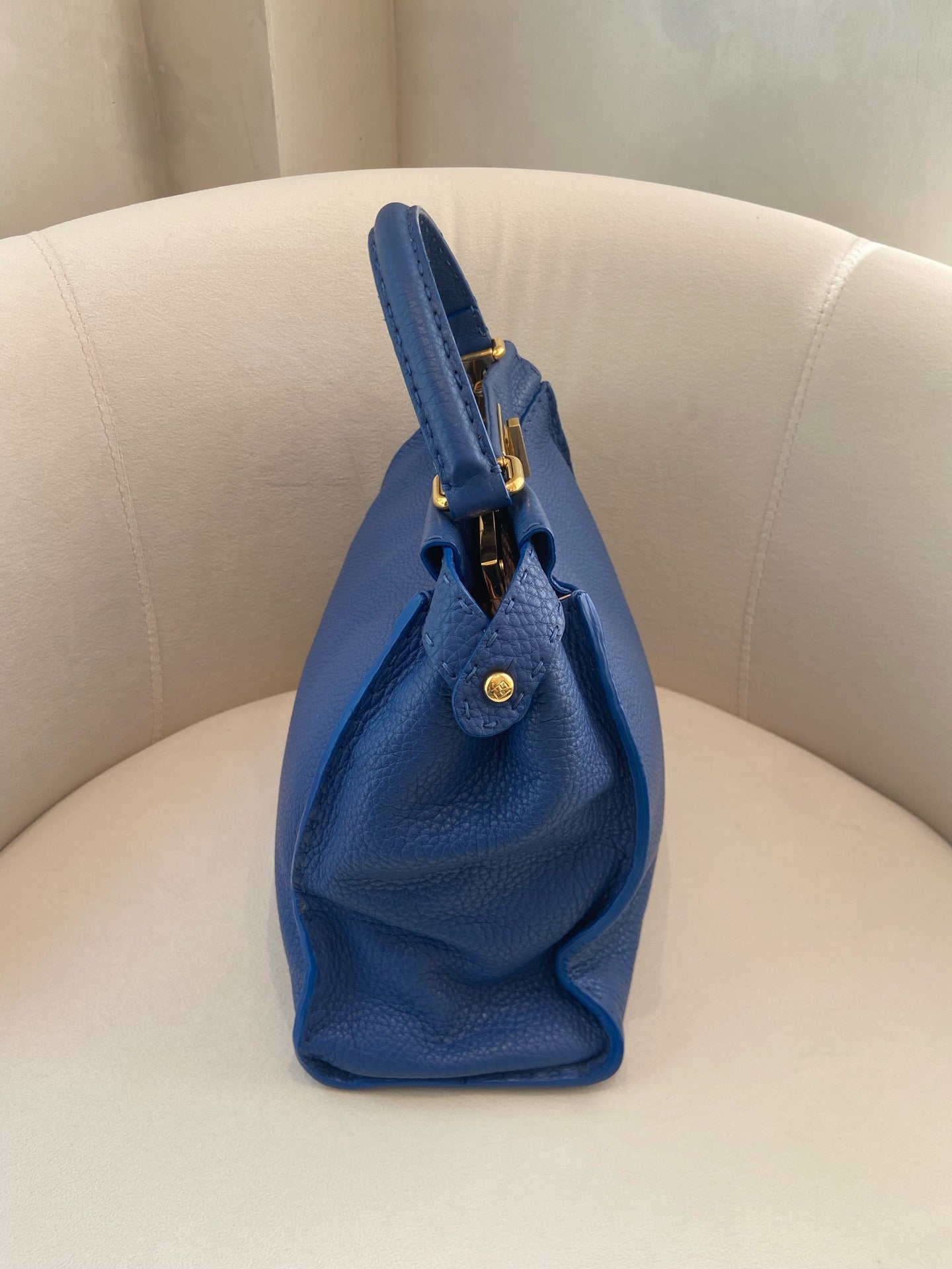 Fendi - Peekaboo - Calfskin - Blue - (medium)