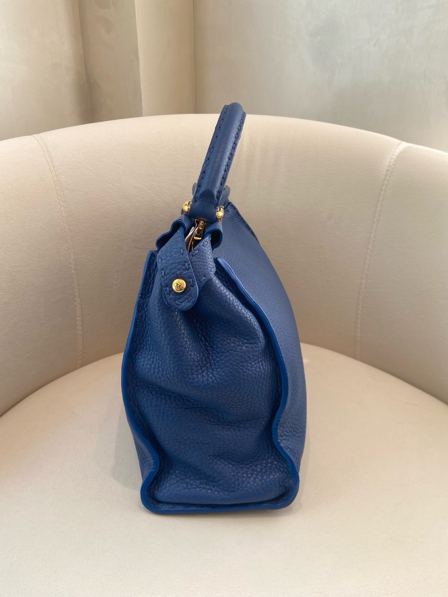 Fendi - Peekaboo - Calfskin - Blue - (medium)