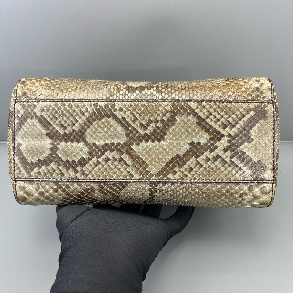 Fendi - Peekaboo - Exotic leathers - Python - Beige - (small)