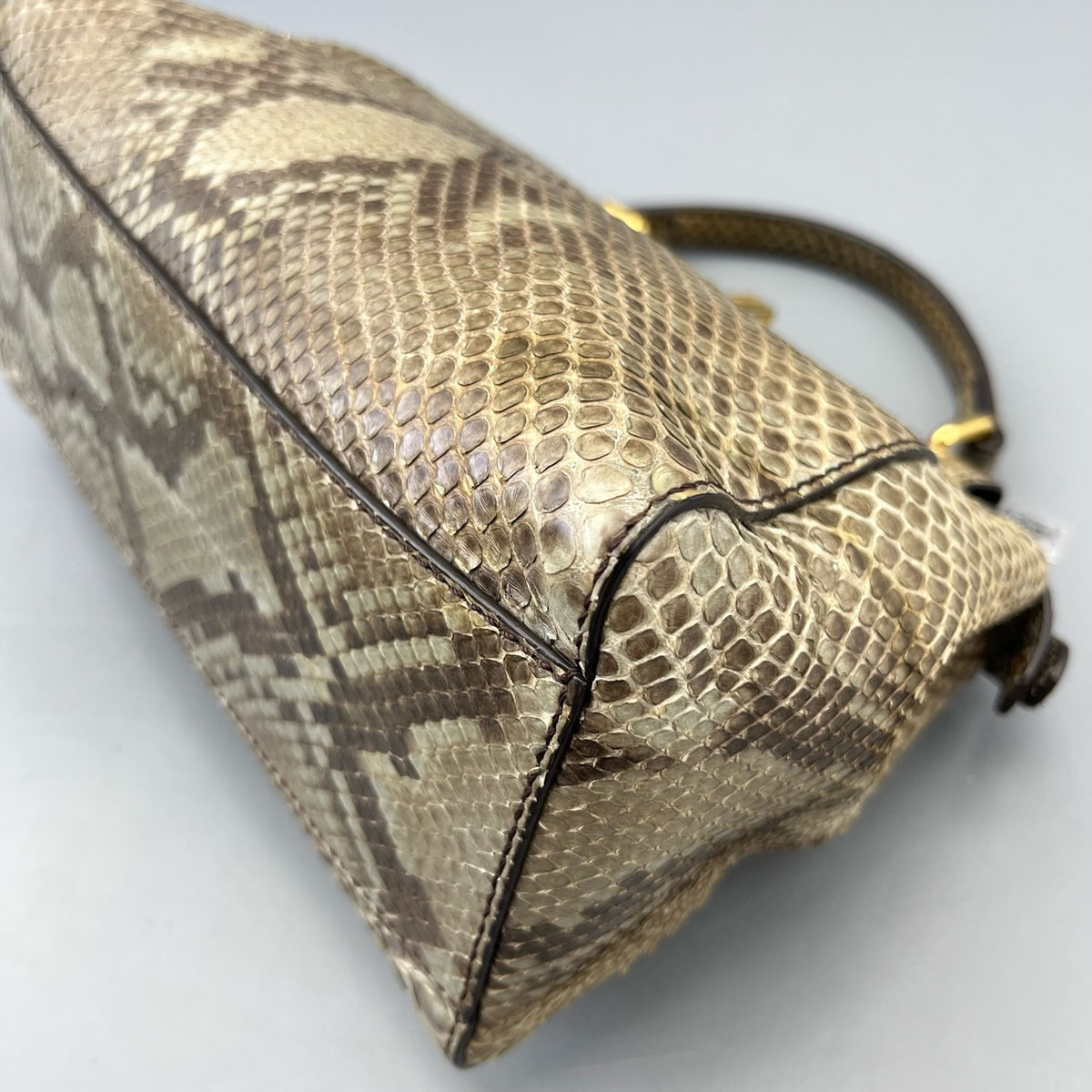 Fendi - Peekaboo - Exotic leathers - Python - Beige - (small)