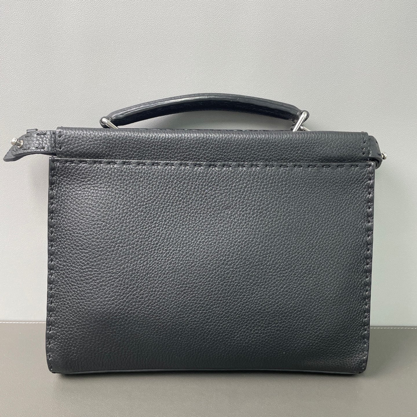Fendi - Peekaboo Fit - Roman leather - Black - (small)