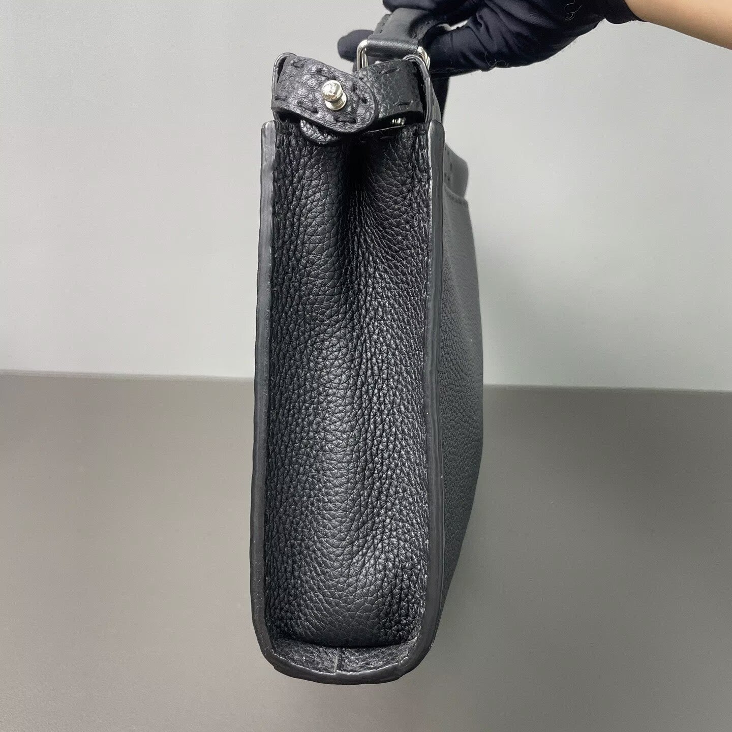 Fendi - Peekaboo Fit - Roman leather - Black - (small)