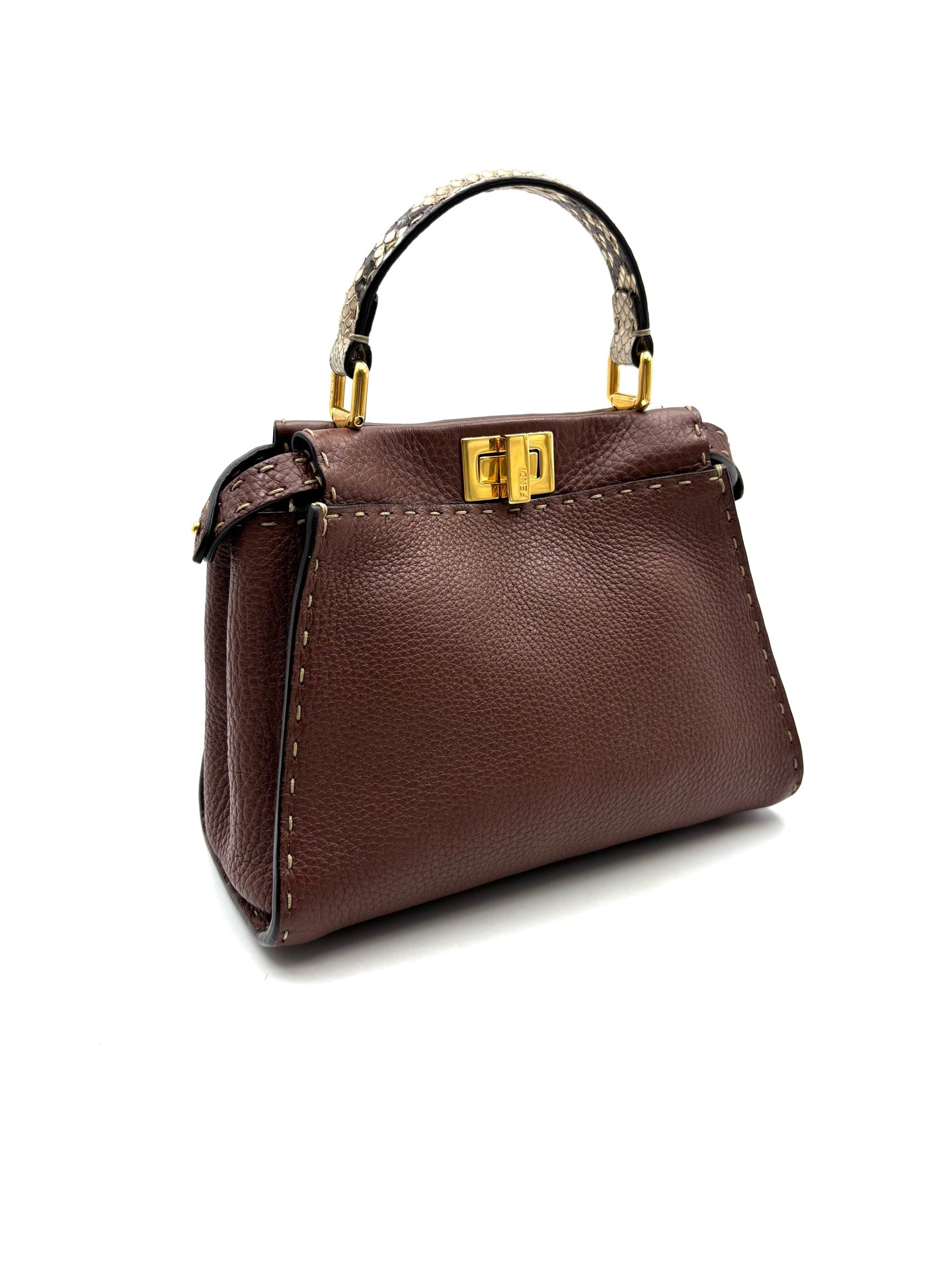 Fendi - Peekaboo Iconic - Leather - Brown