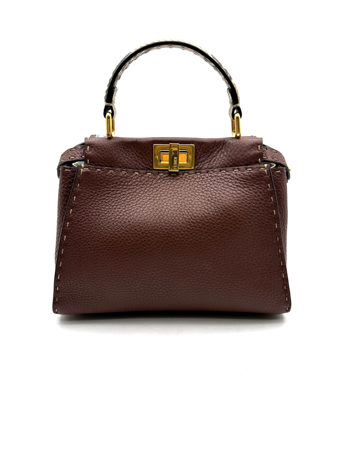 Fendi - Peekaboo Iconic - Leather - Brown
