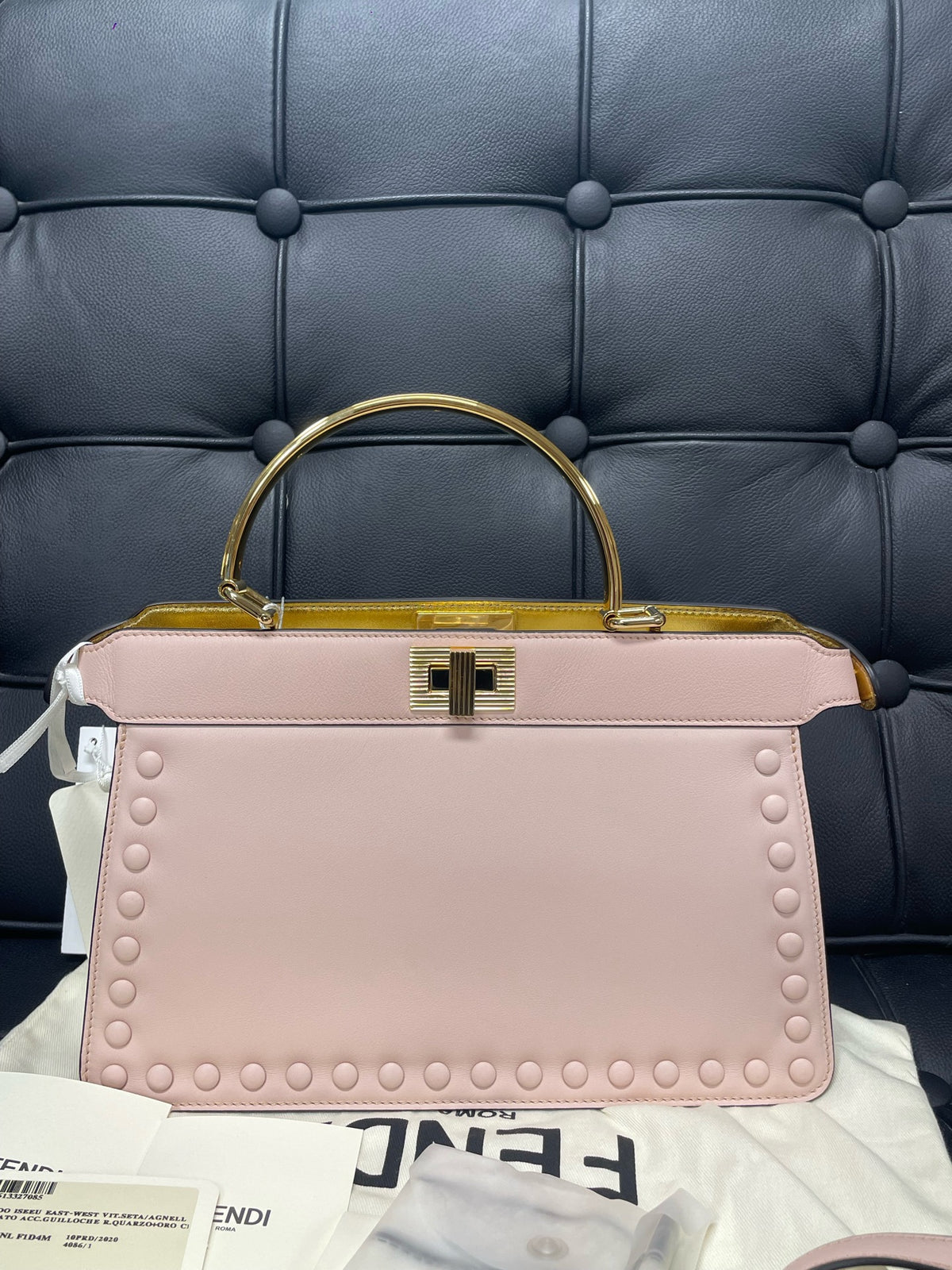 Fendi - Peekaboo ISeeU East-West - Leather - Pink - (Medium)