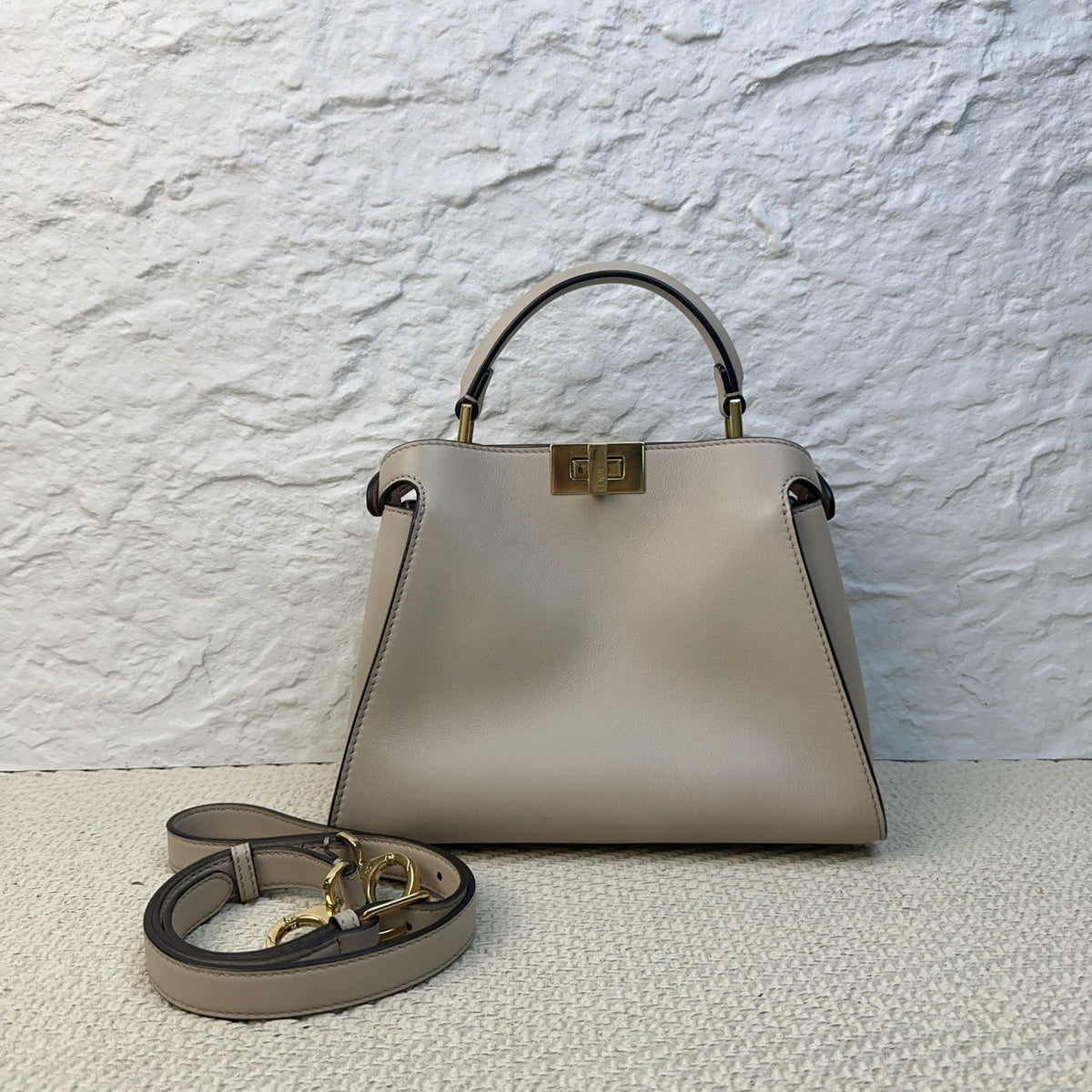 Fendi - Peekaboo ISeeU - Leather - Beige - (medium)